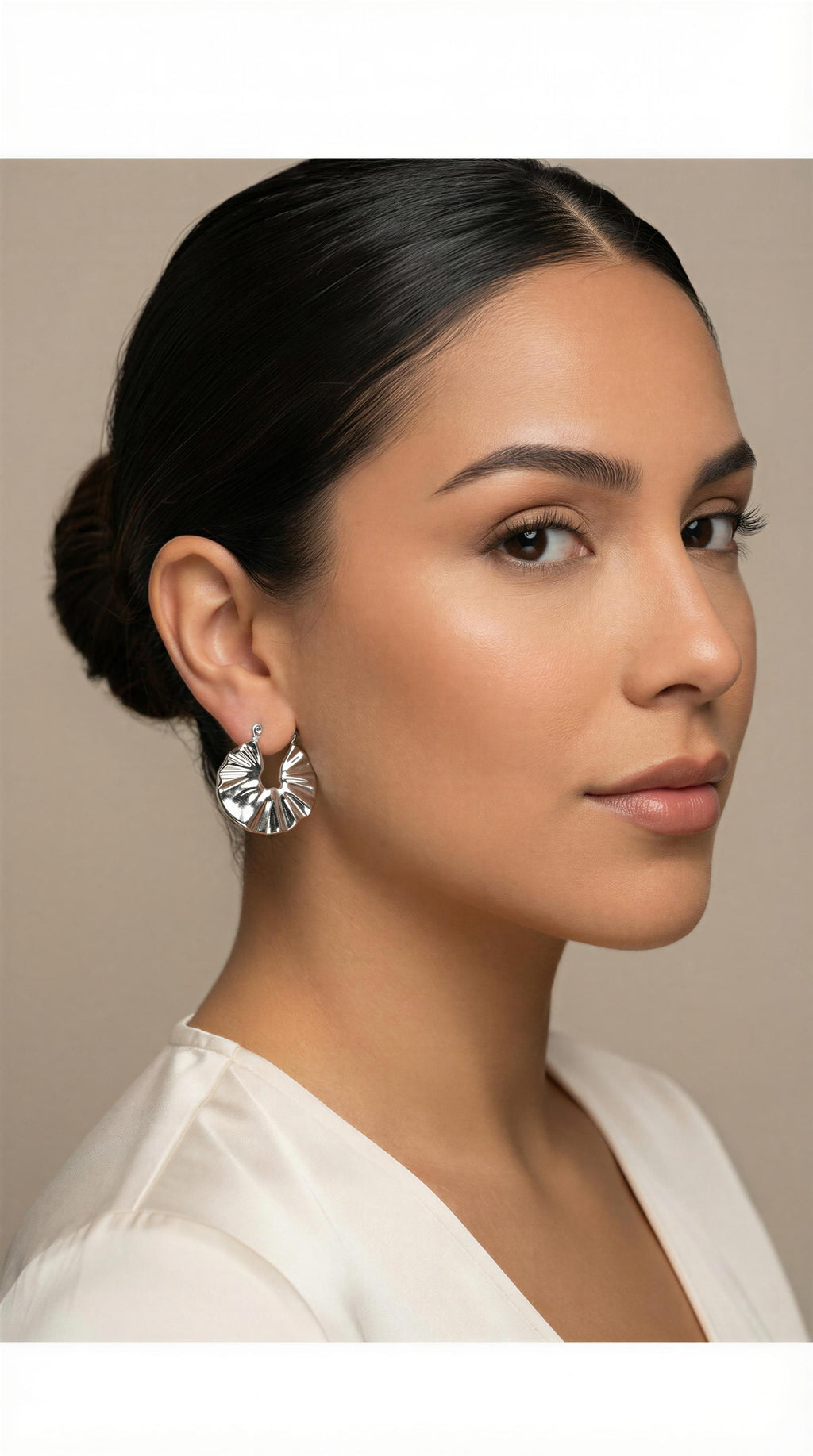 Argollas color plata