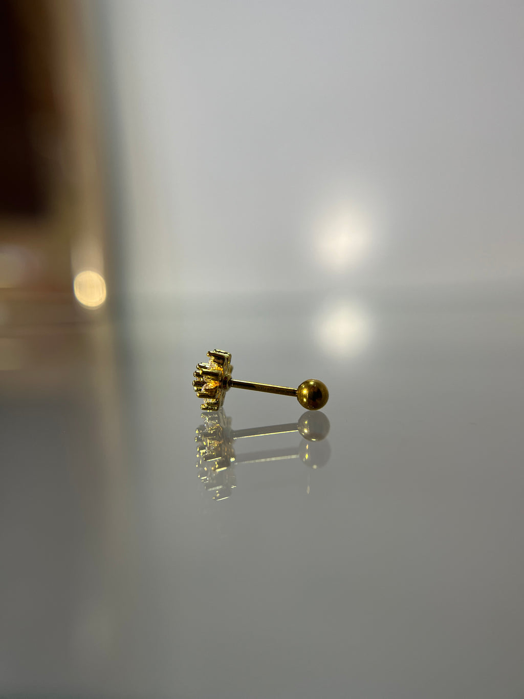 Piercings Flor (cierre esfera)