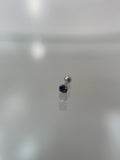 Piercings con cristal tornasol (cierre esfera)
