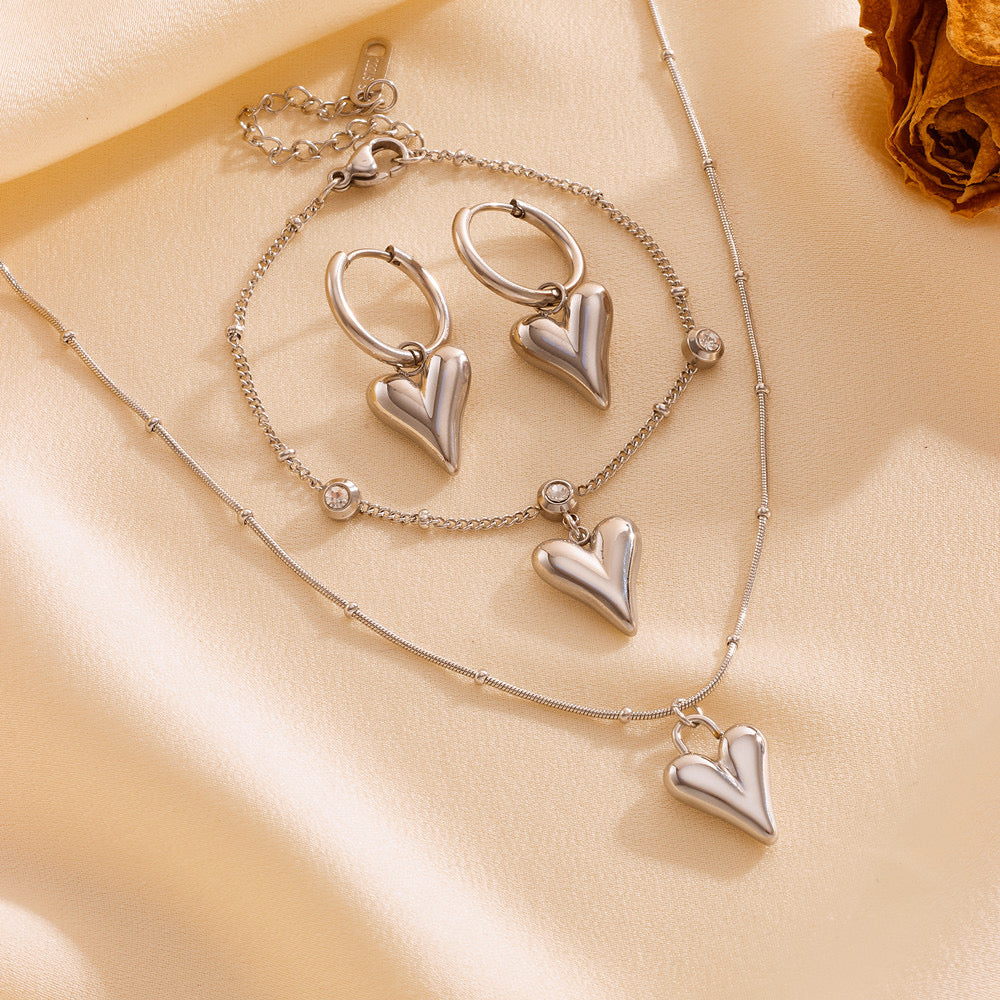 Set love (Huggies, pulsera, collar)