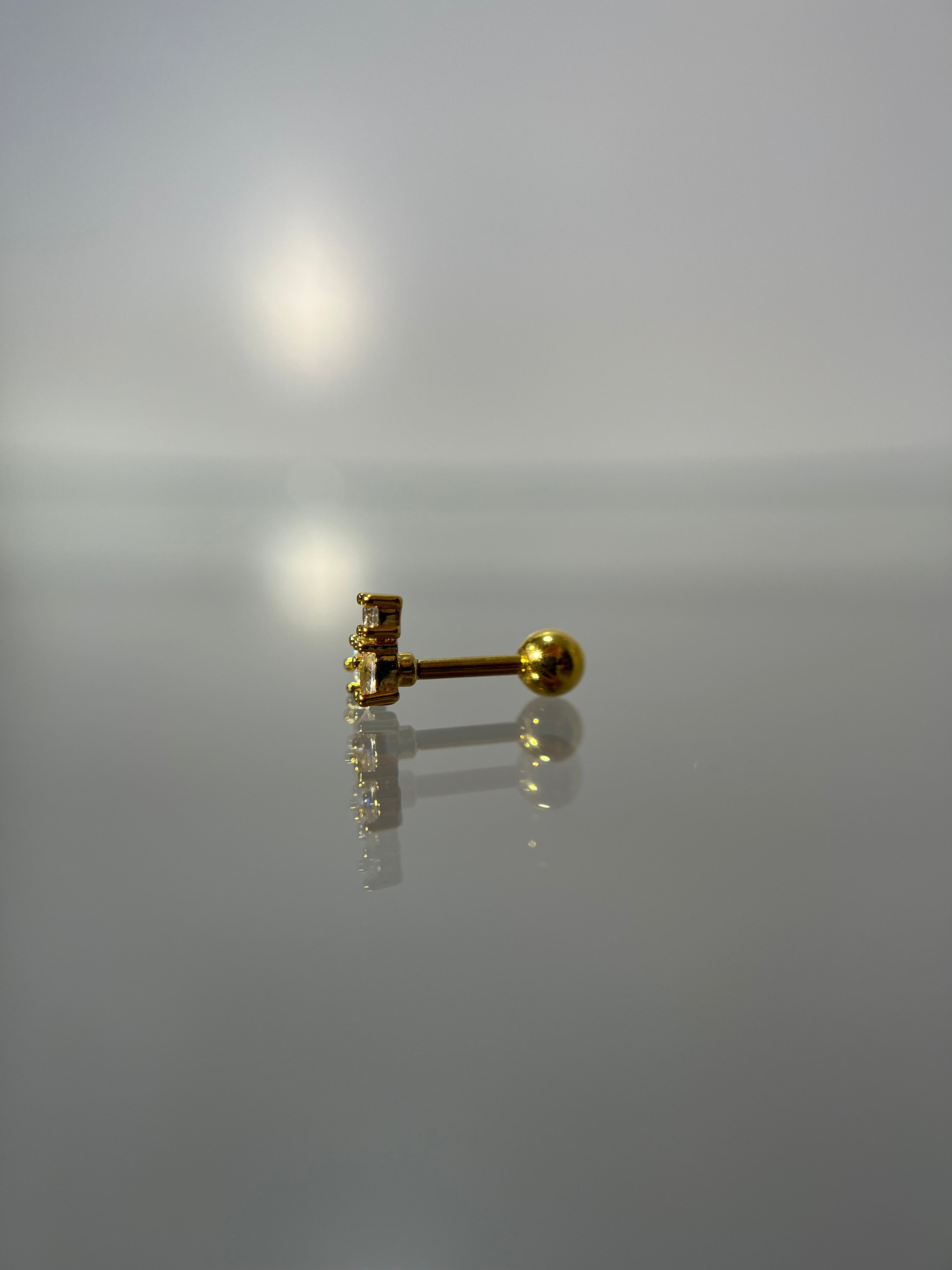 Piercings diamantes (cierre esfera)