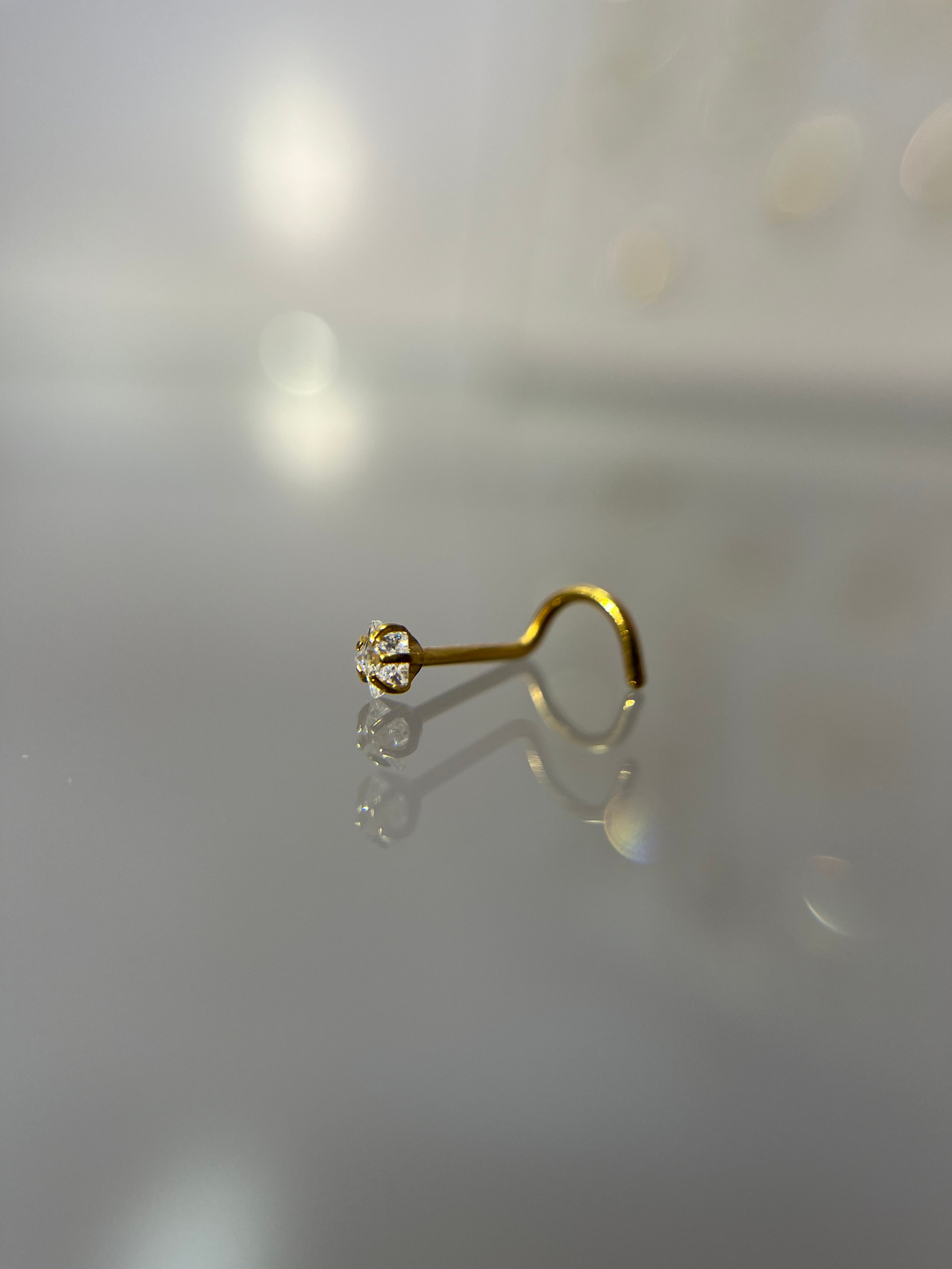 Piercings Nostril diamante estrella