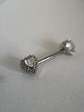Piercings Pezones corazones