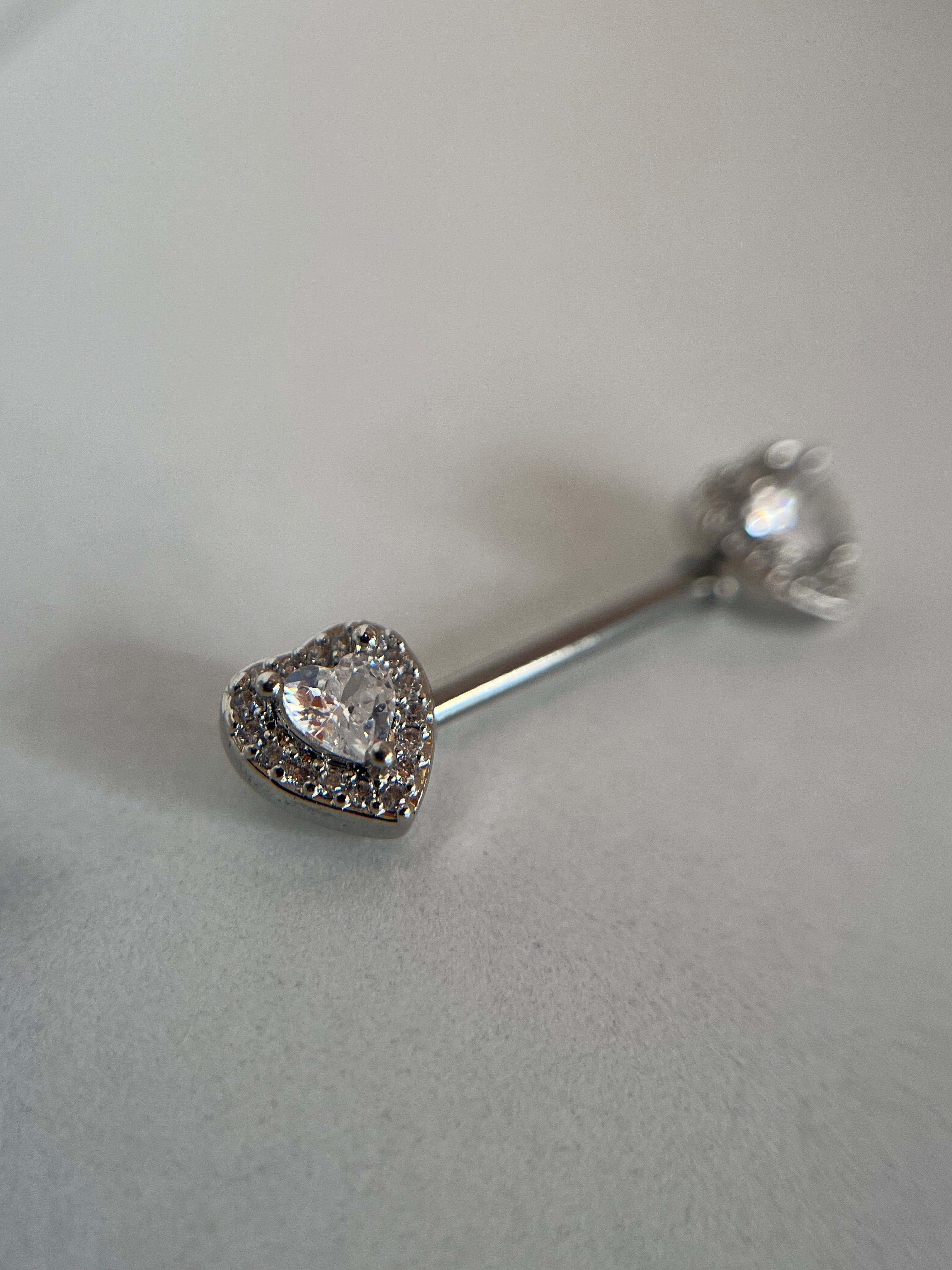 Piercings Pezones corazones