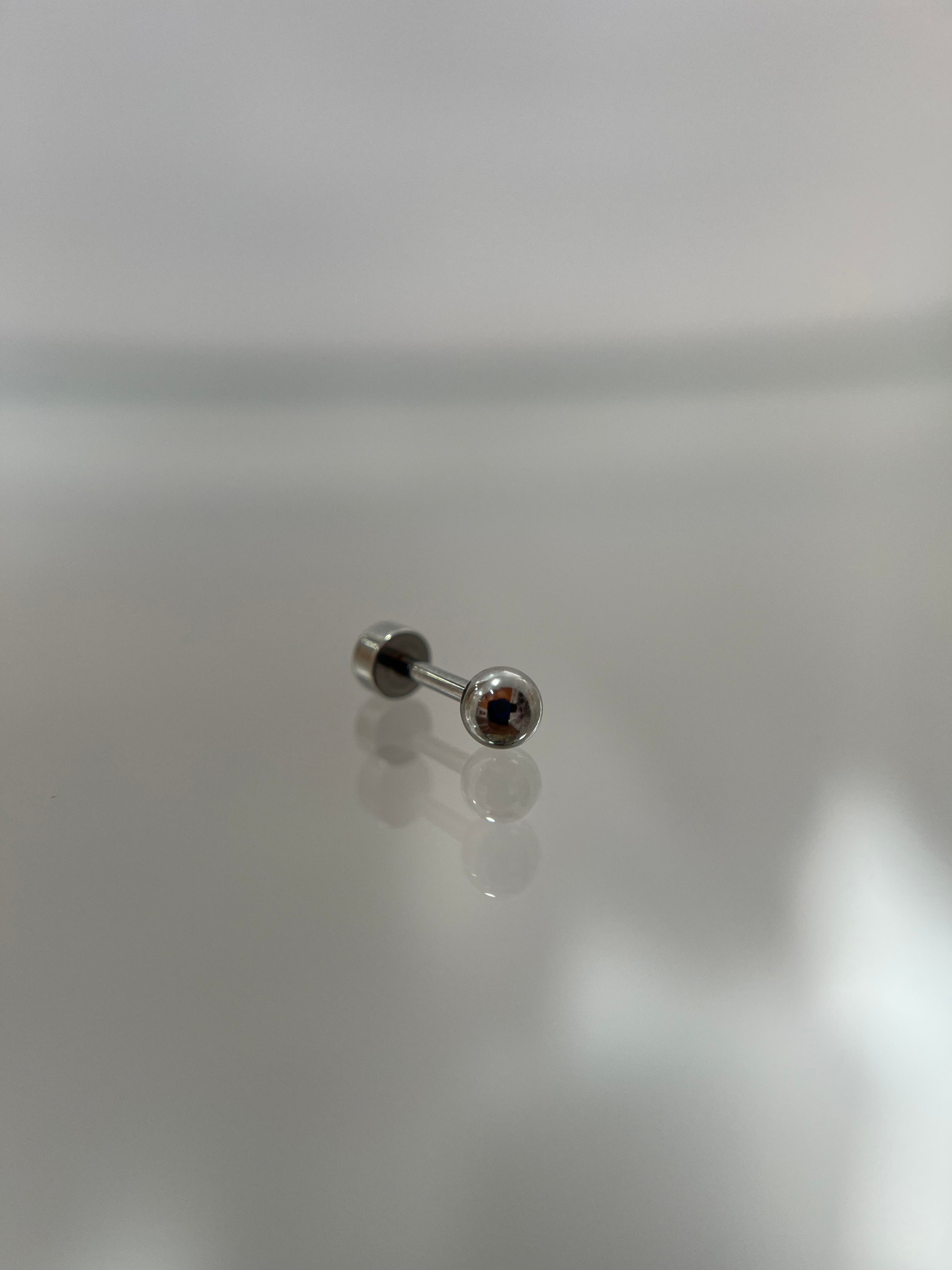 Piercings con cristal (cierre esfera)