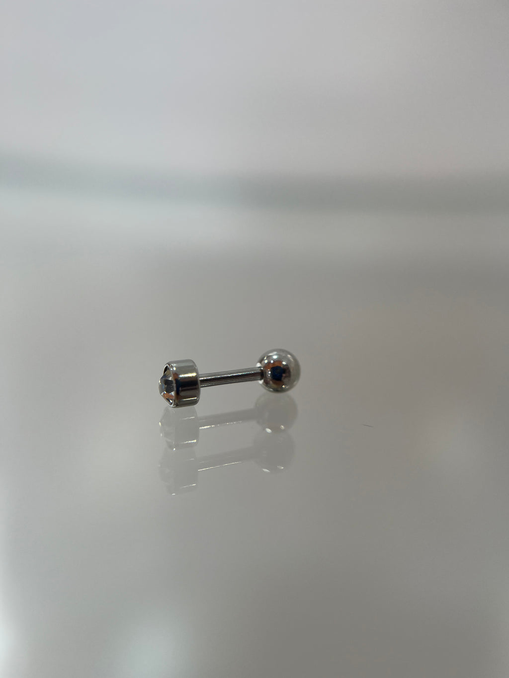 Piercings con cristal (cierre esfera)