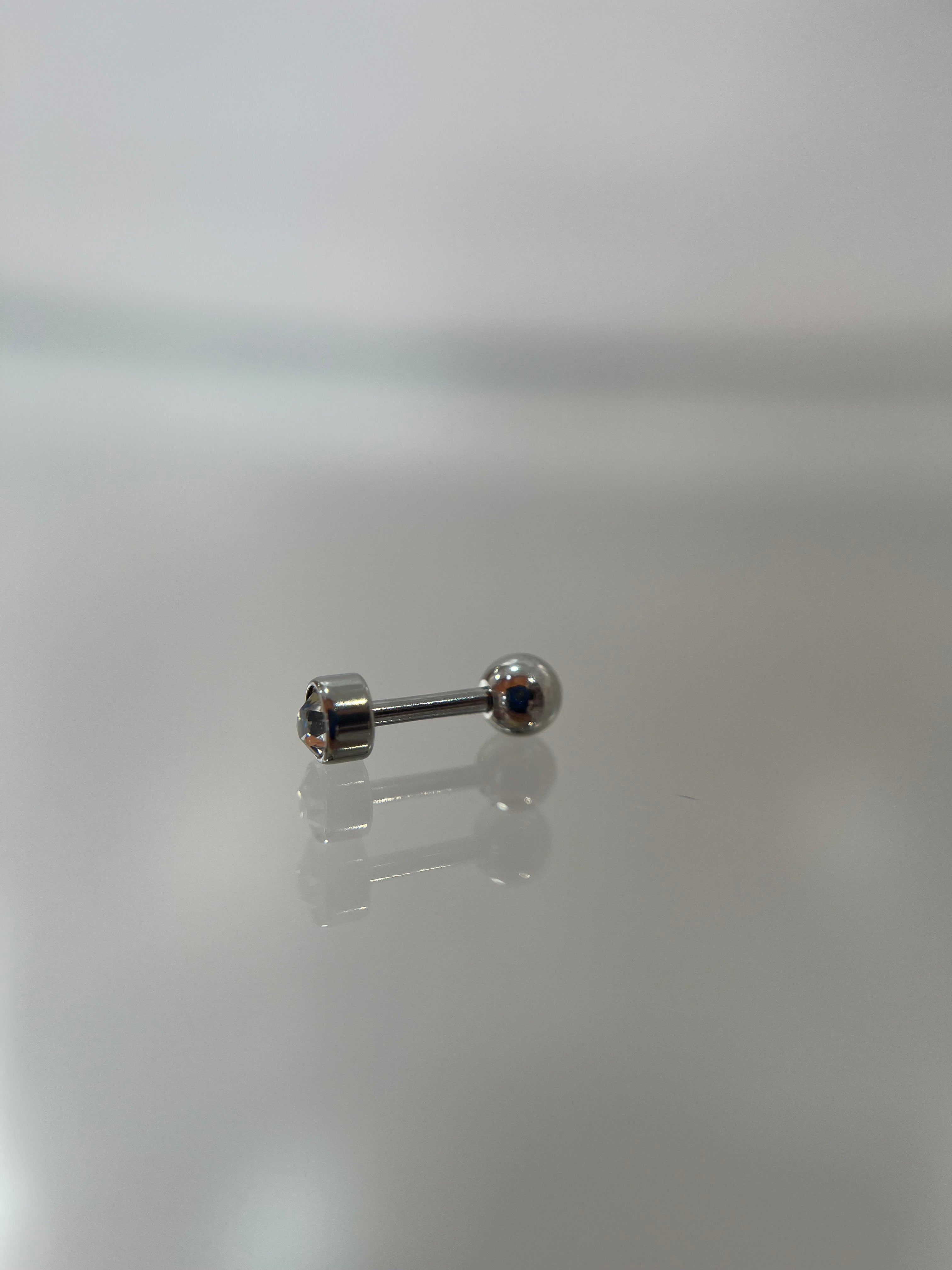Piercings con cristal (cierre esfera)