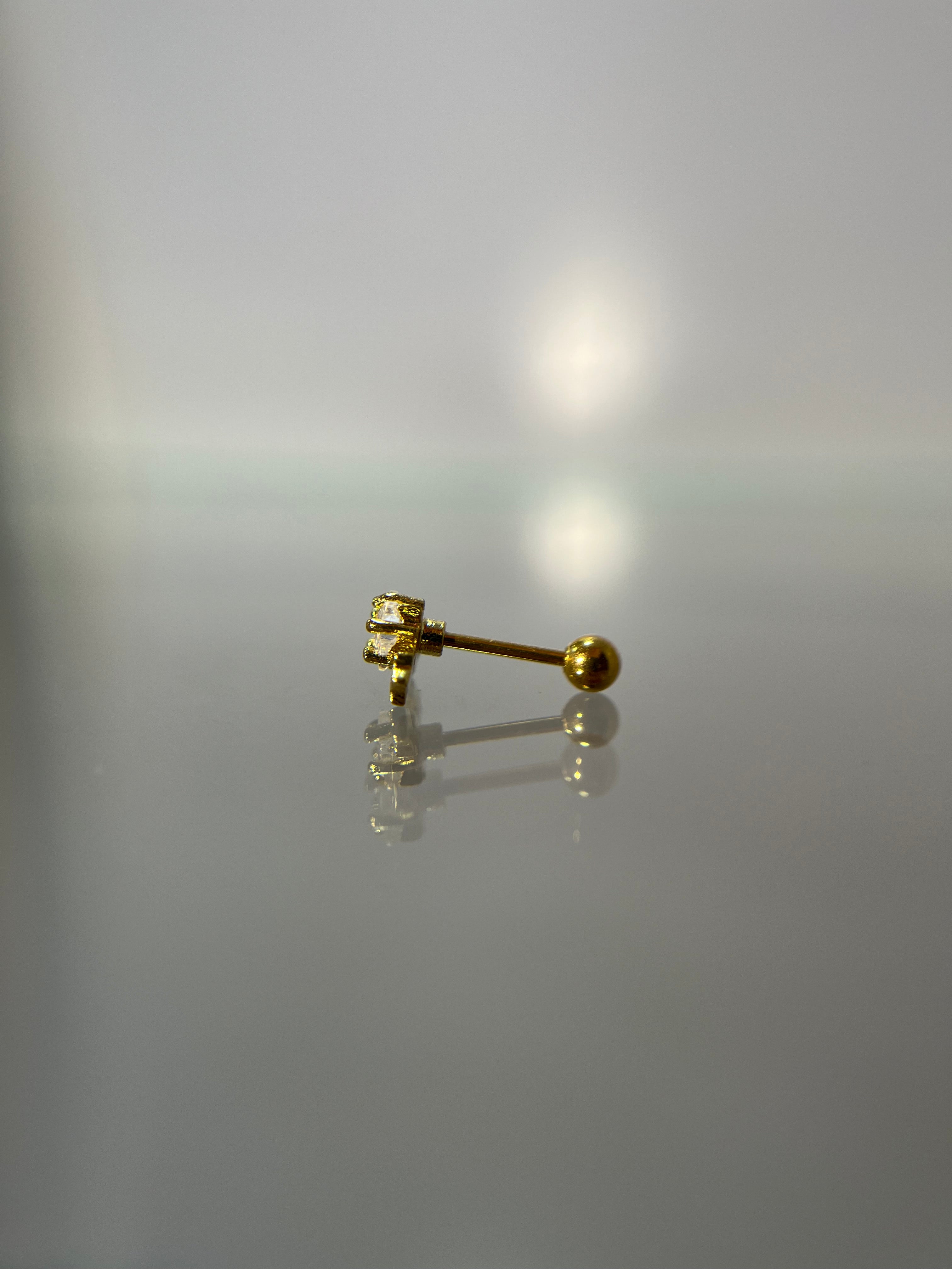 Piercings estrellas (cierre esfera)