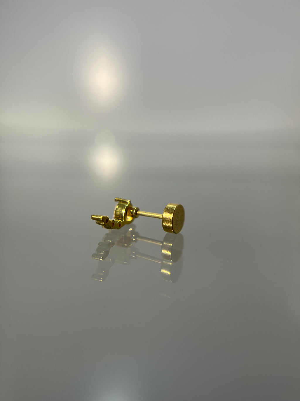 Piercings corazón(cierre plano)
