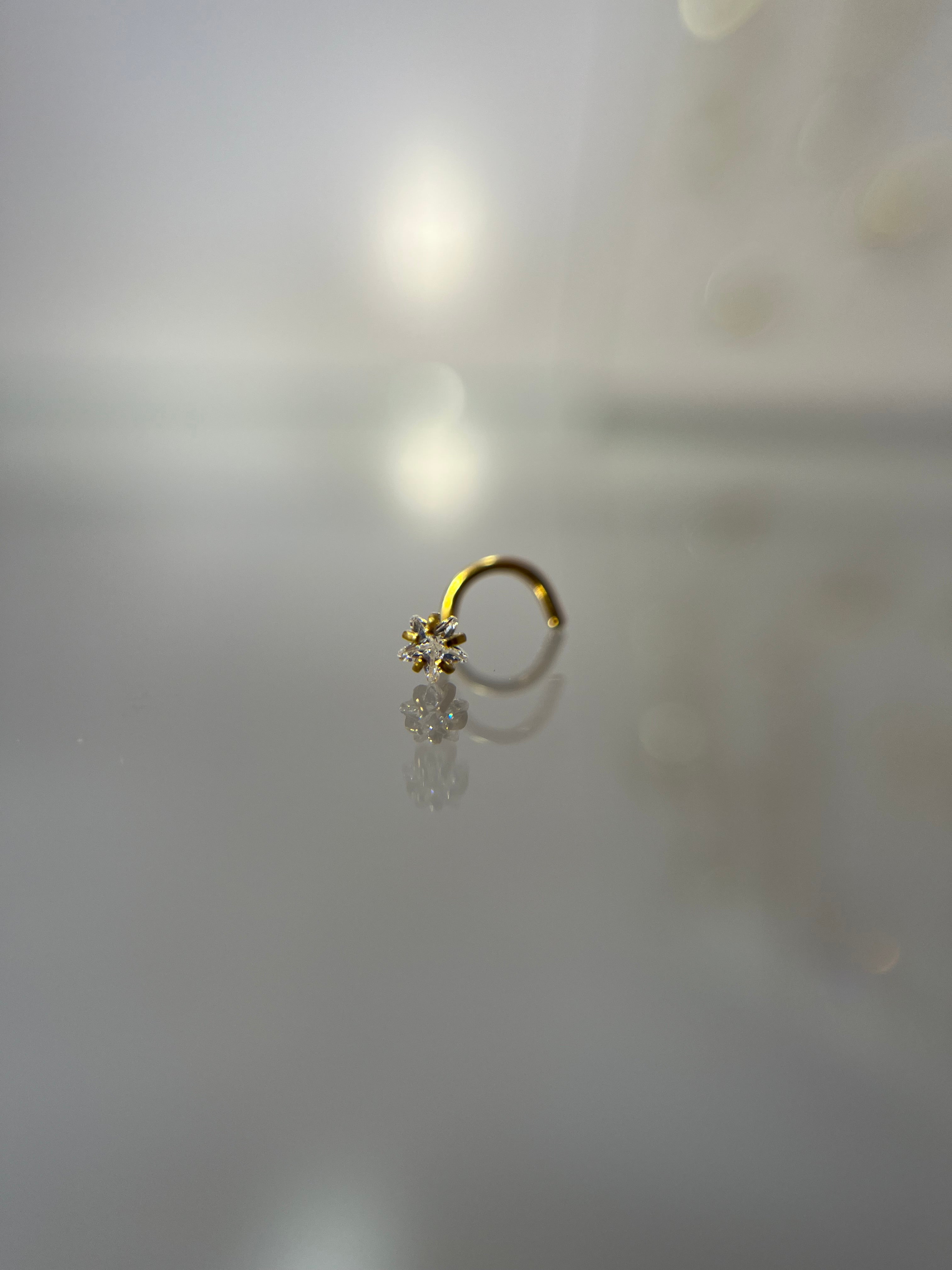 Piercings Nostril diamante estrella