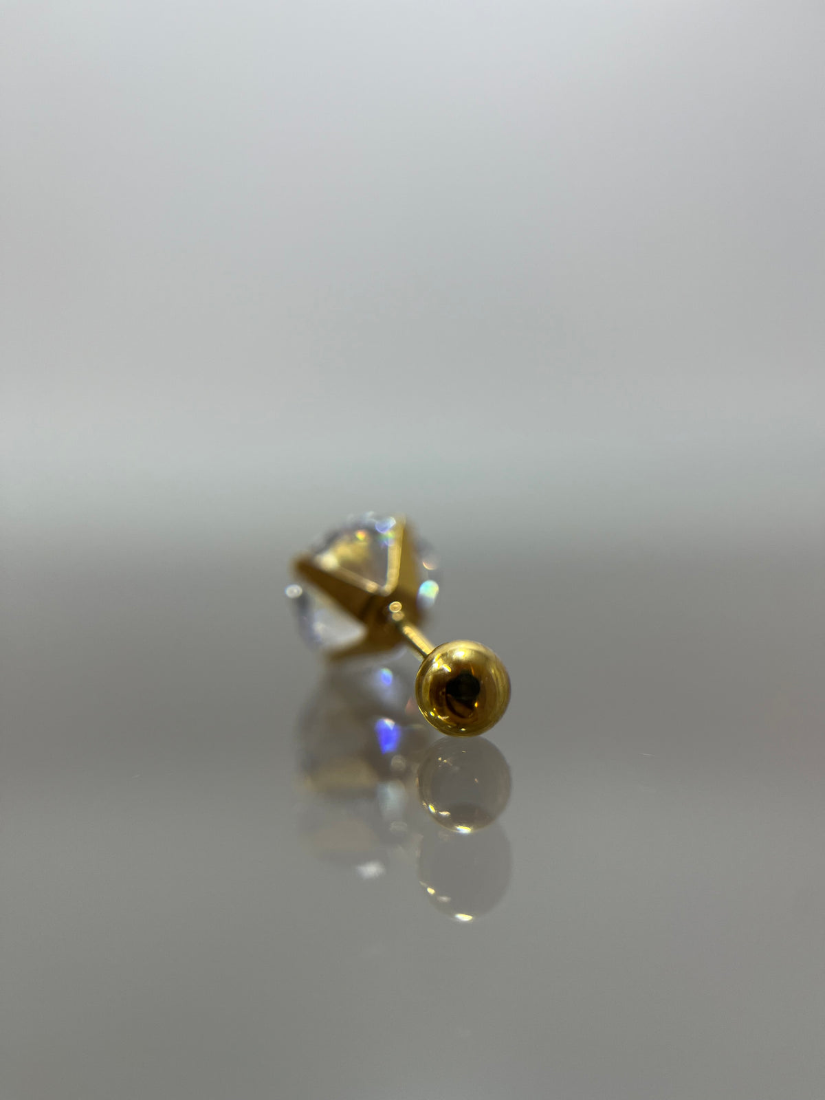 Piercings titanium dorado (cierre bolilla)