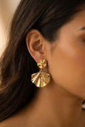 Aretes de Flor hoja
