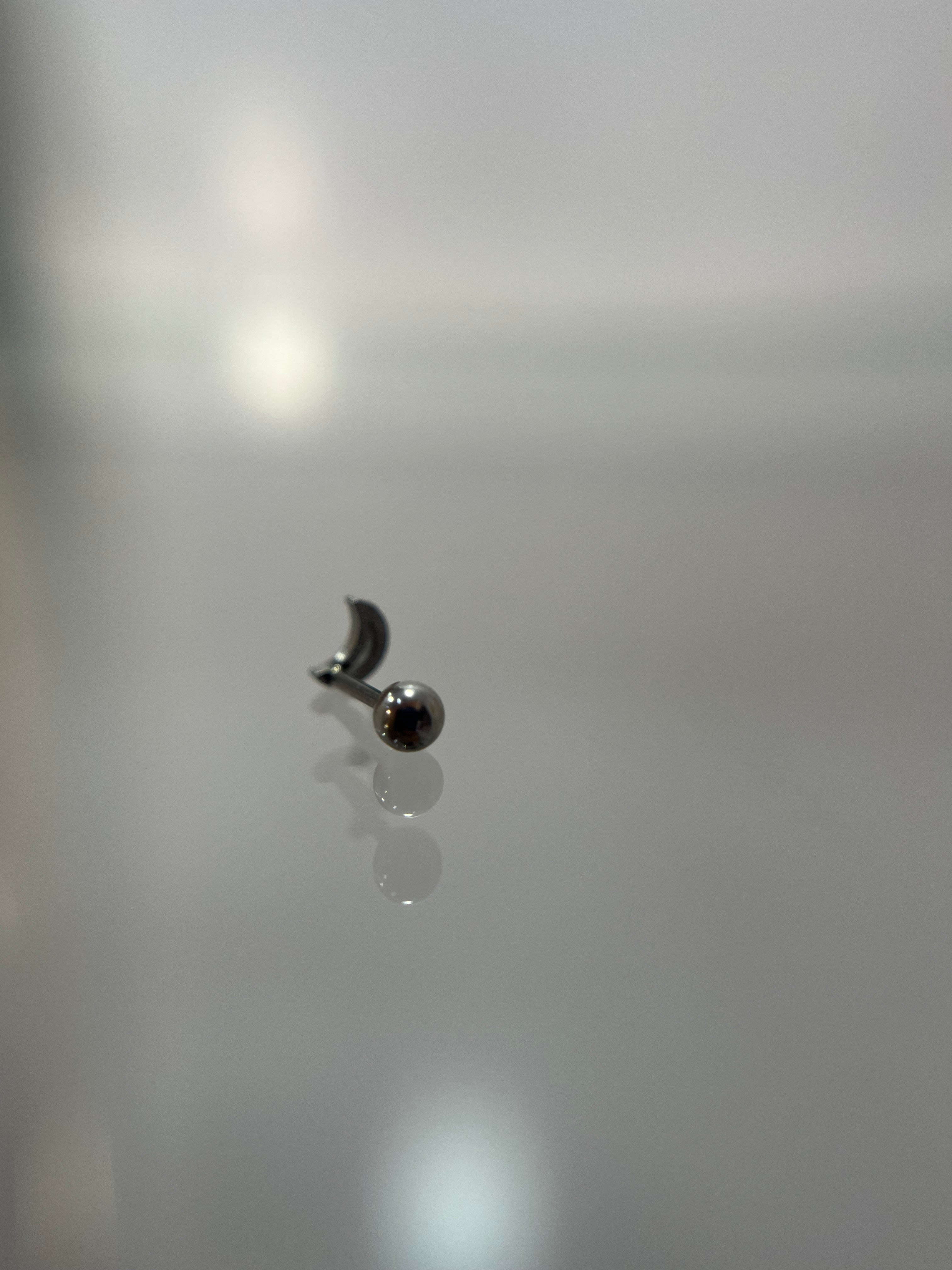 Piercings media luna (cierre esfera)