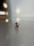 Piercings estrella (cierre plano)