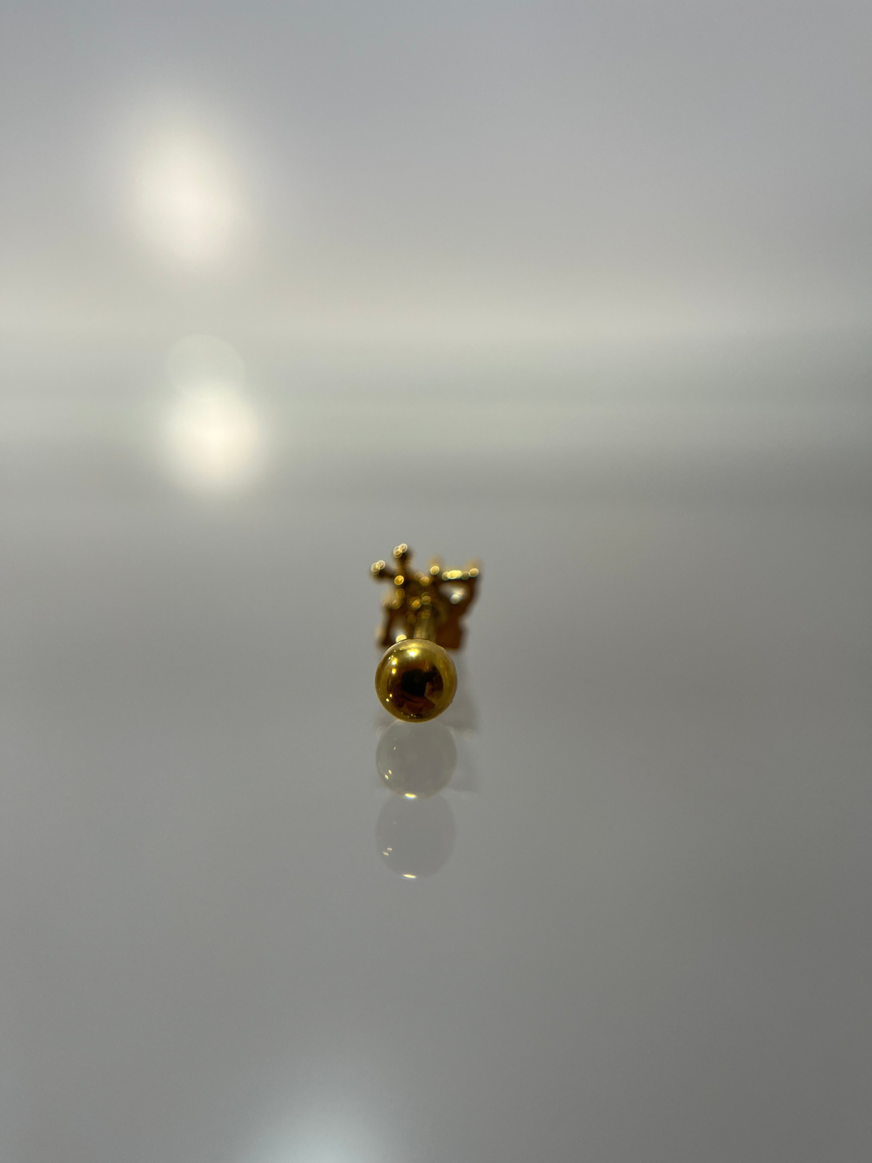Piercings abeja (cierre esfera)