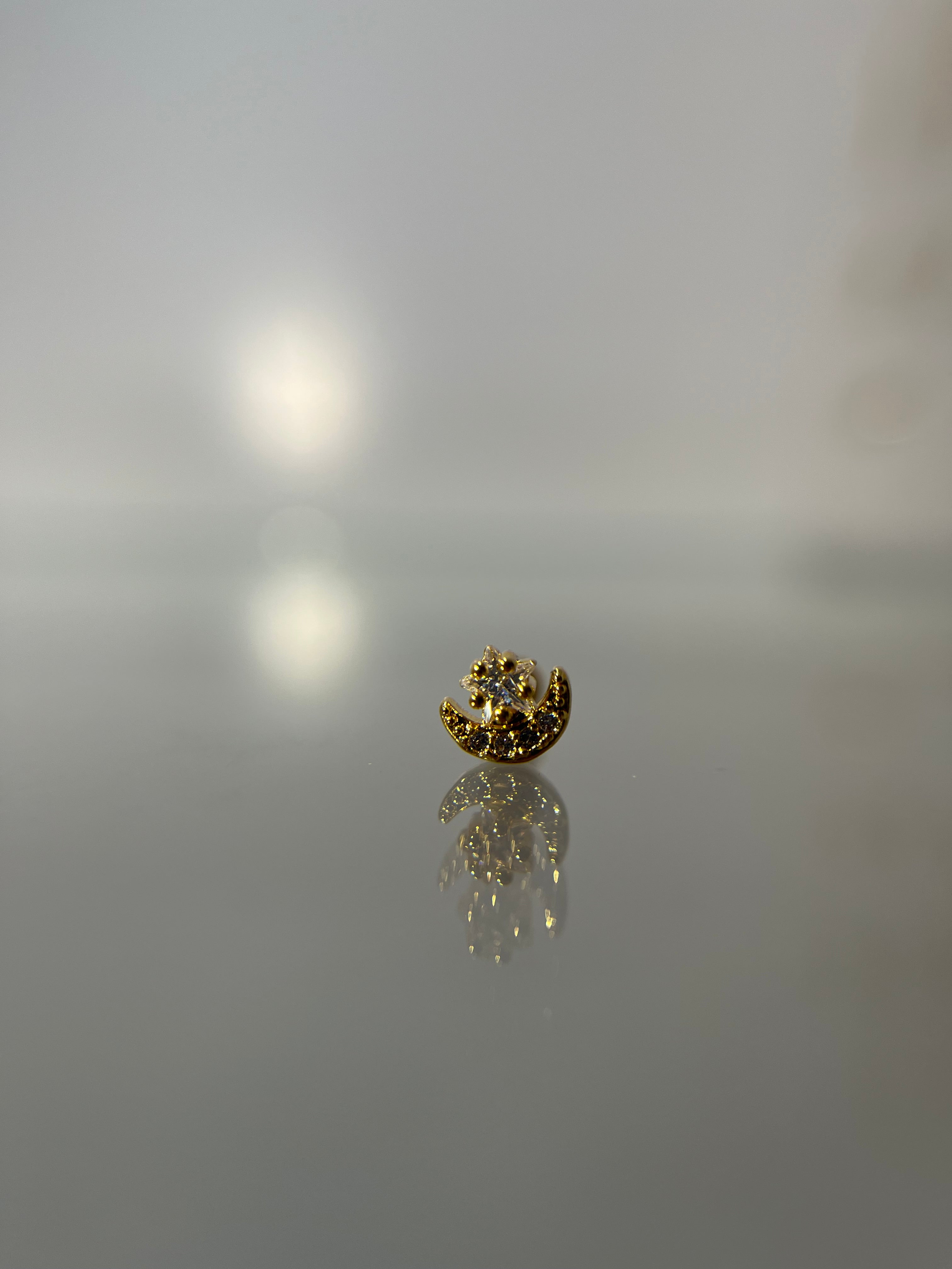 Piercings luna (cierre esfera)