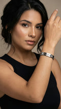 Brazalete x color plata