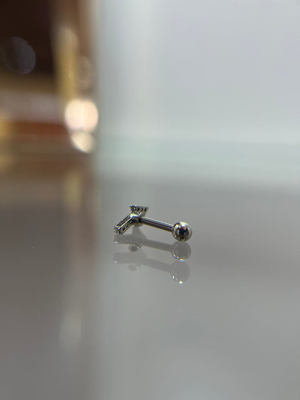 Piercings flecha (cierre esfera)