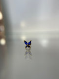 Piercings mariposa azul (cierre esfera)