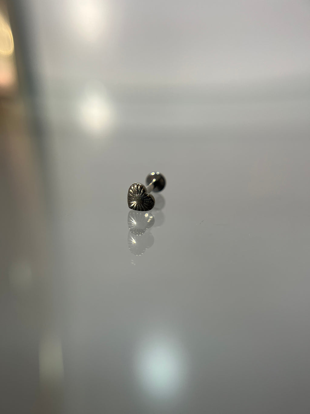 Piercings corazóncito (cierre plano)