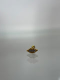 Piercing labios titanium dorado (cierre bolilla)