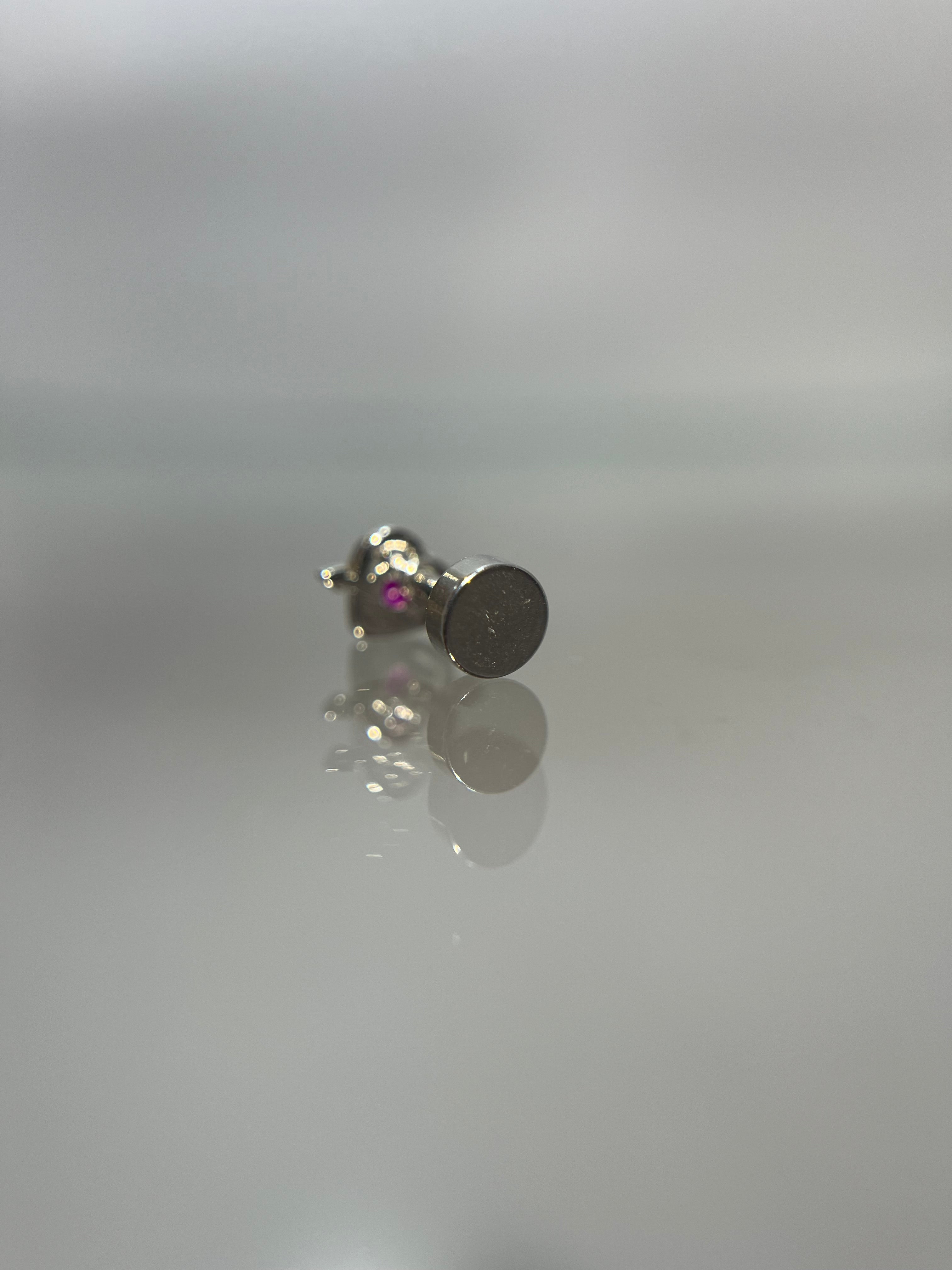 Piercings corazón (cierre plano)