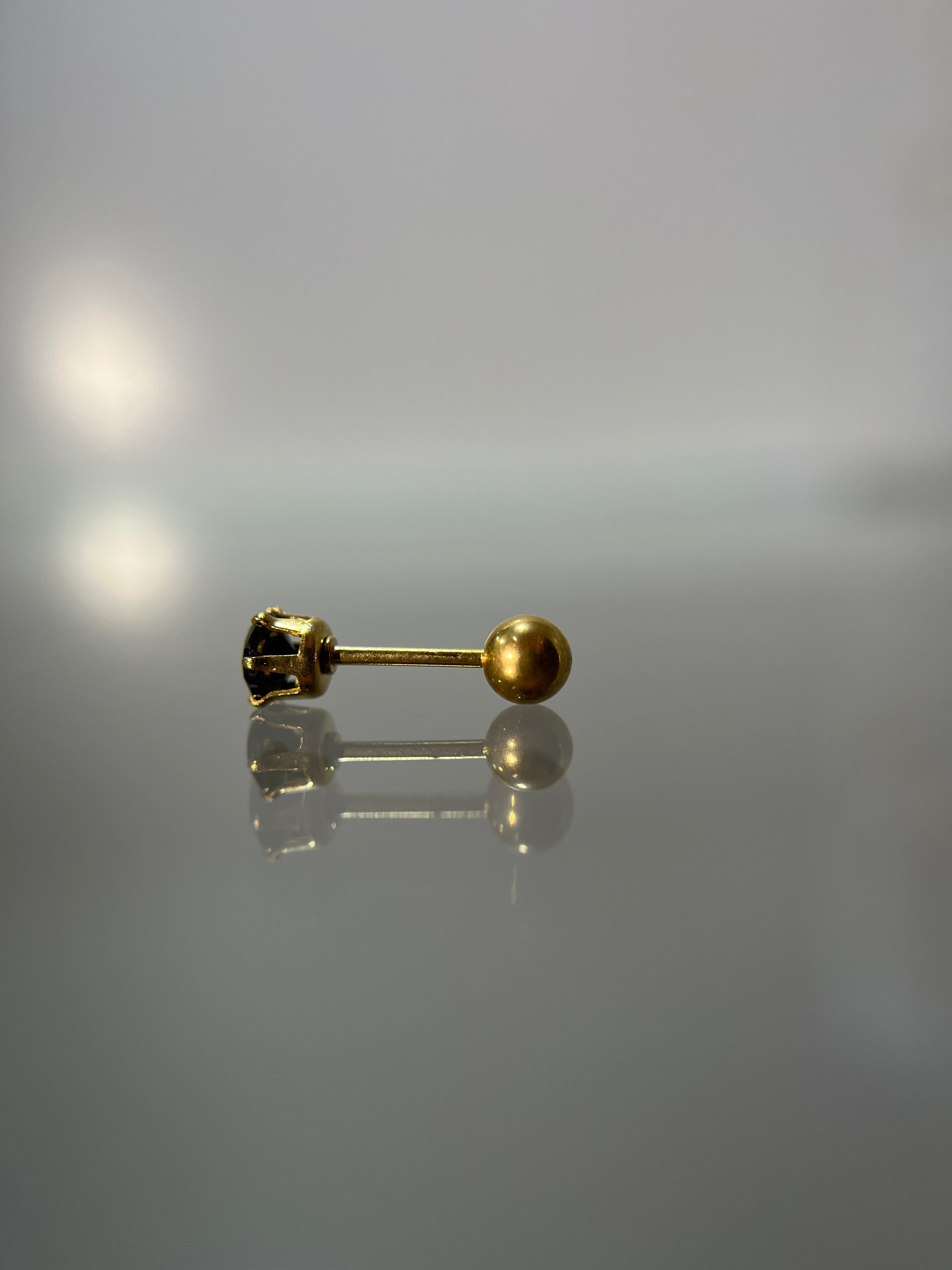 Piercings brillo mediano (cierre esfera)