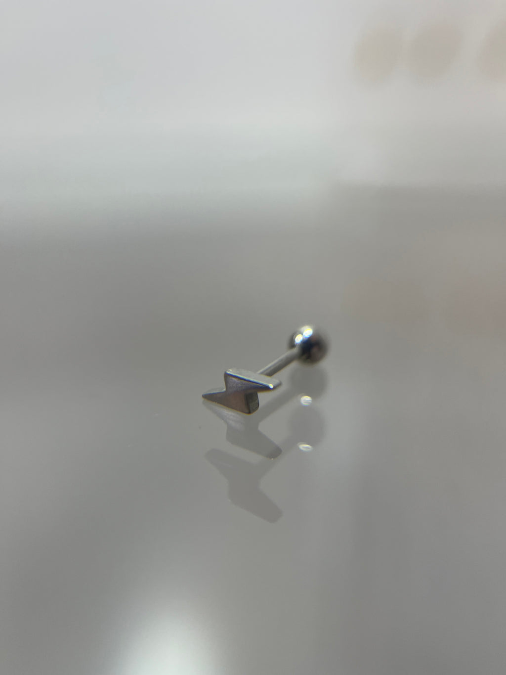 Piercings rayo (cierre esfera)