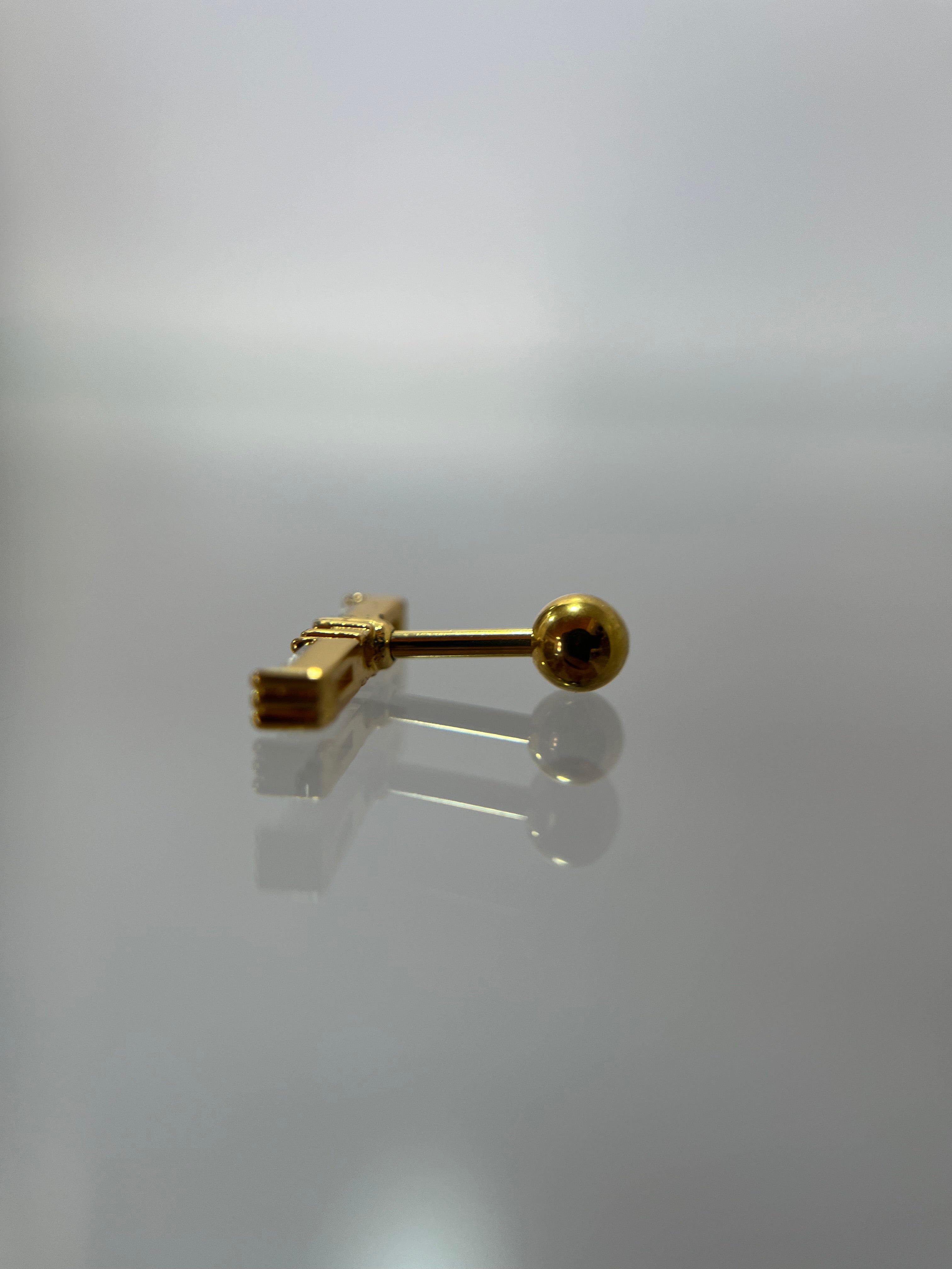 Piercings bambú (cierre esfera)