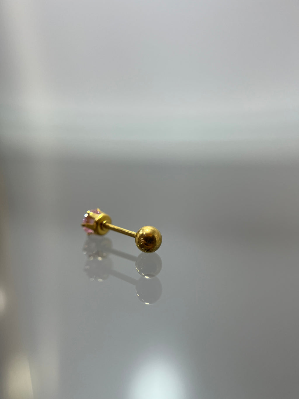 Piercings brillo mediano (cierre esfera)