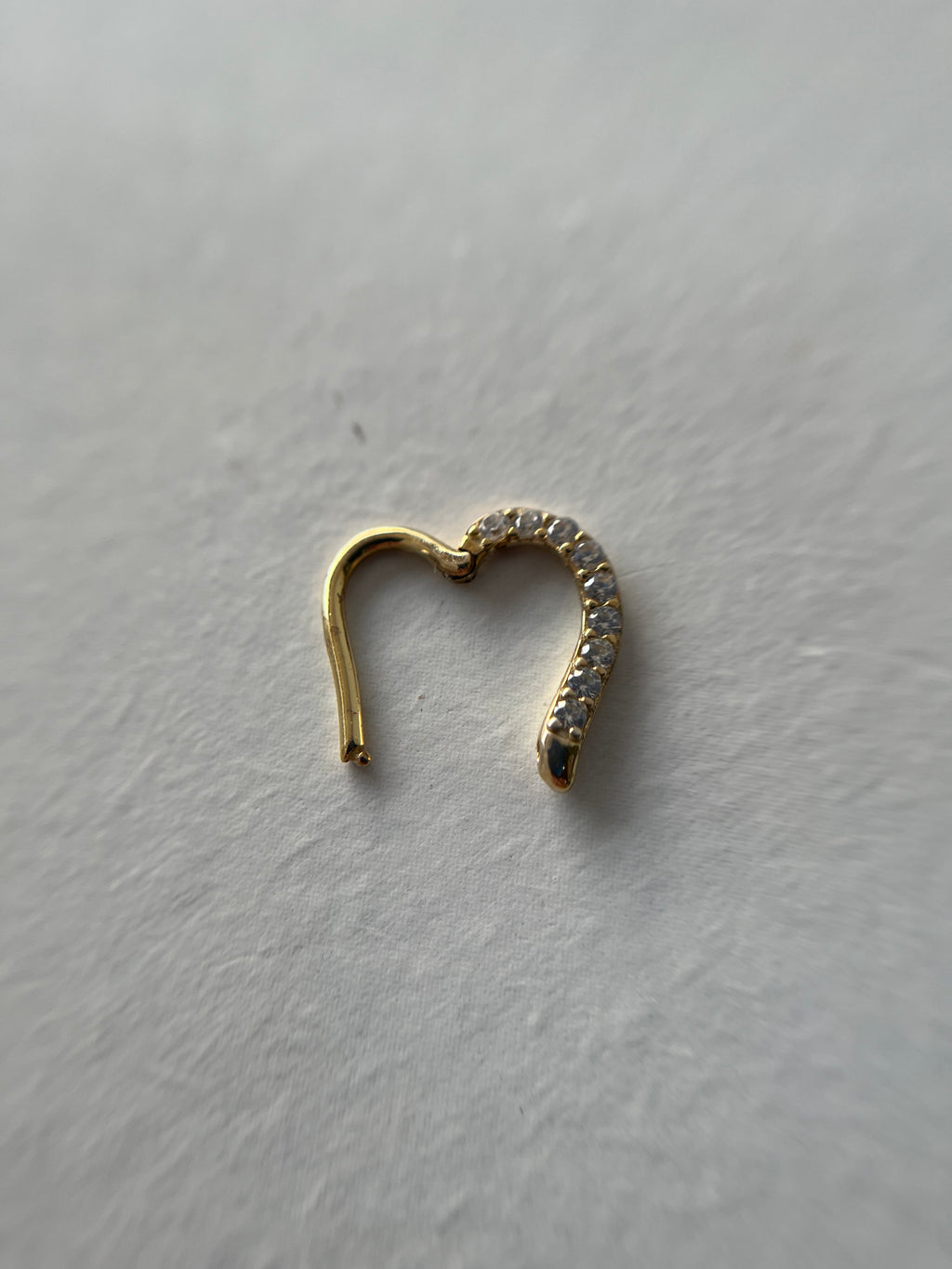 Piercings corazón
