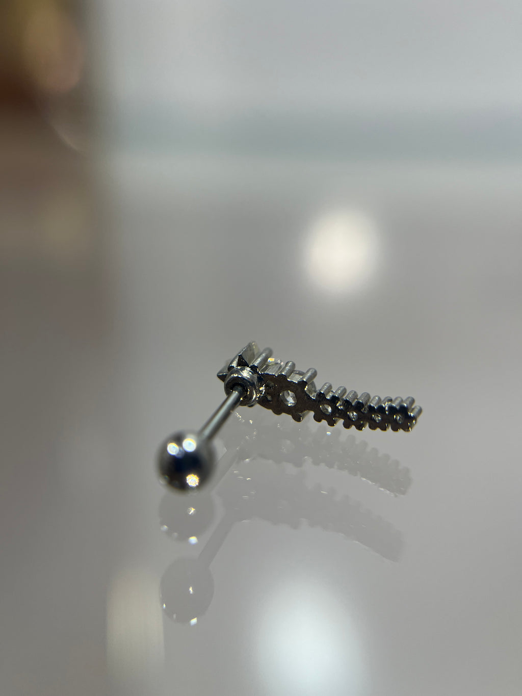Piercings estrella fugaz (cierre esfera)