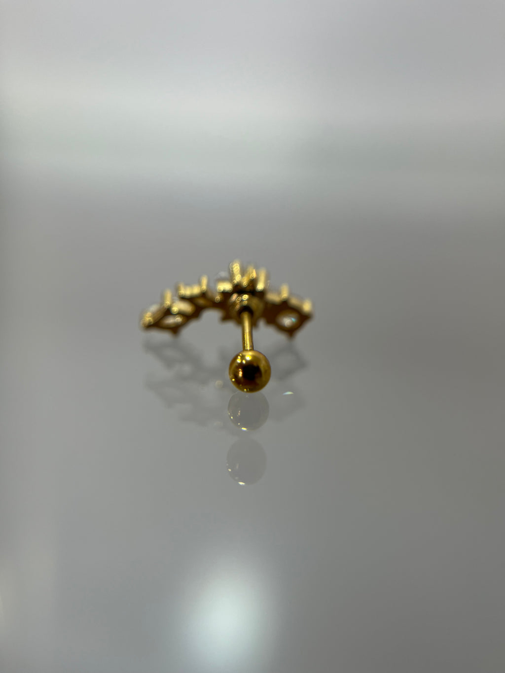 Piercings estrella (cierre esfera)