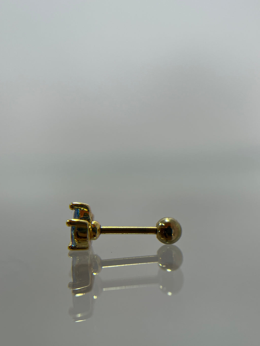 Piercing corona titanium dorado (cierre bolilla)