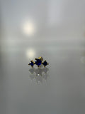 Piercings brillos azul (cierre esfera)