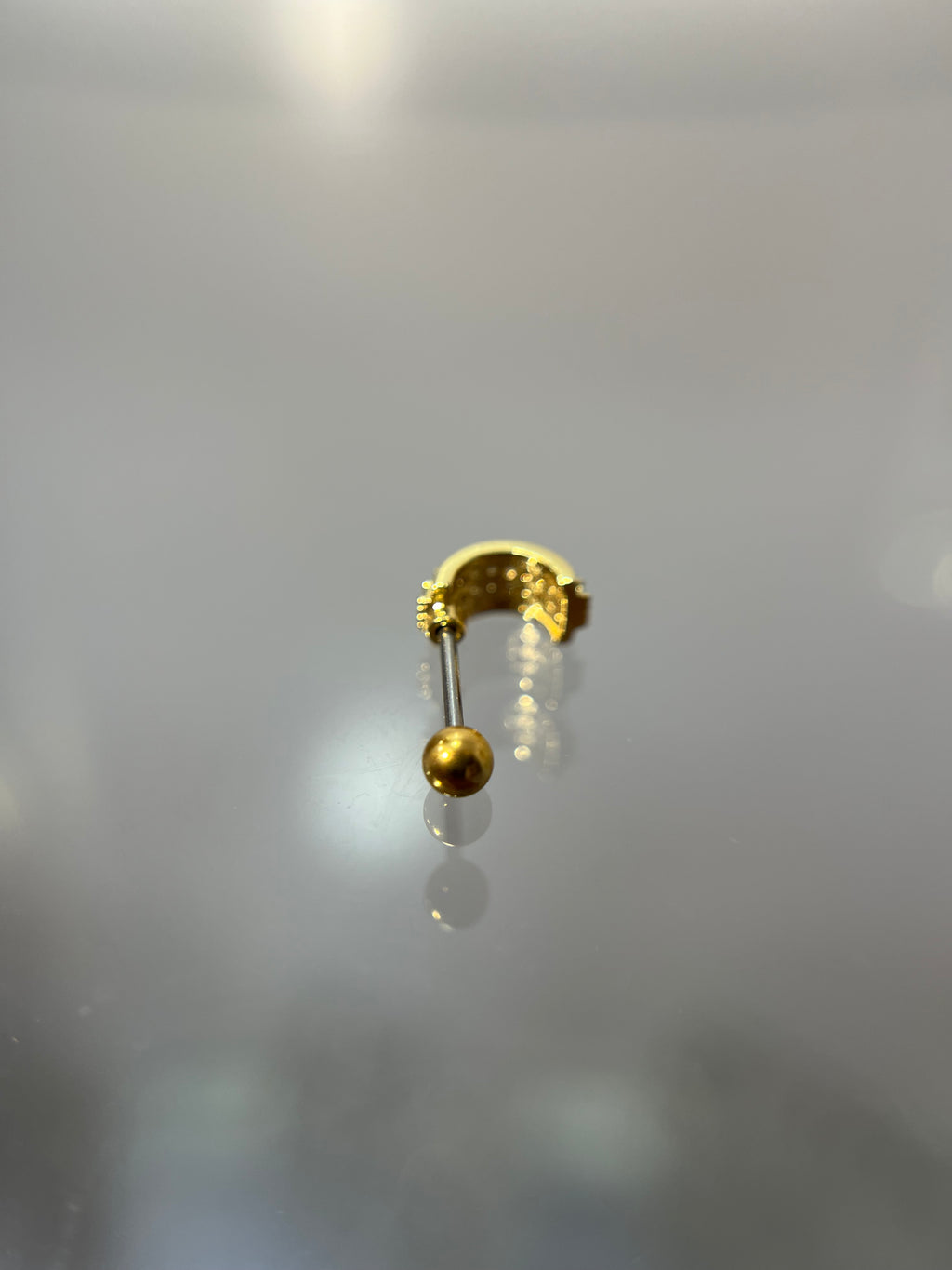 Piercings mini curva (cierre esfera)