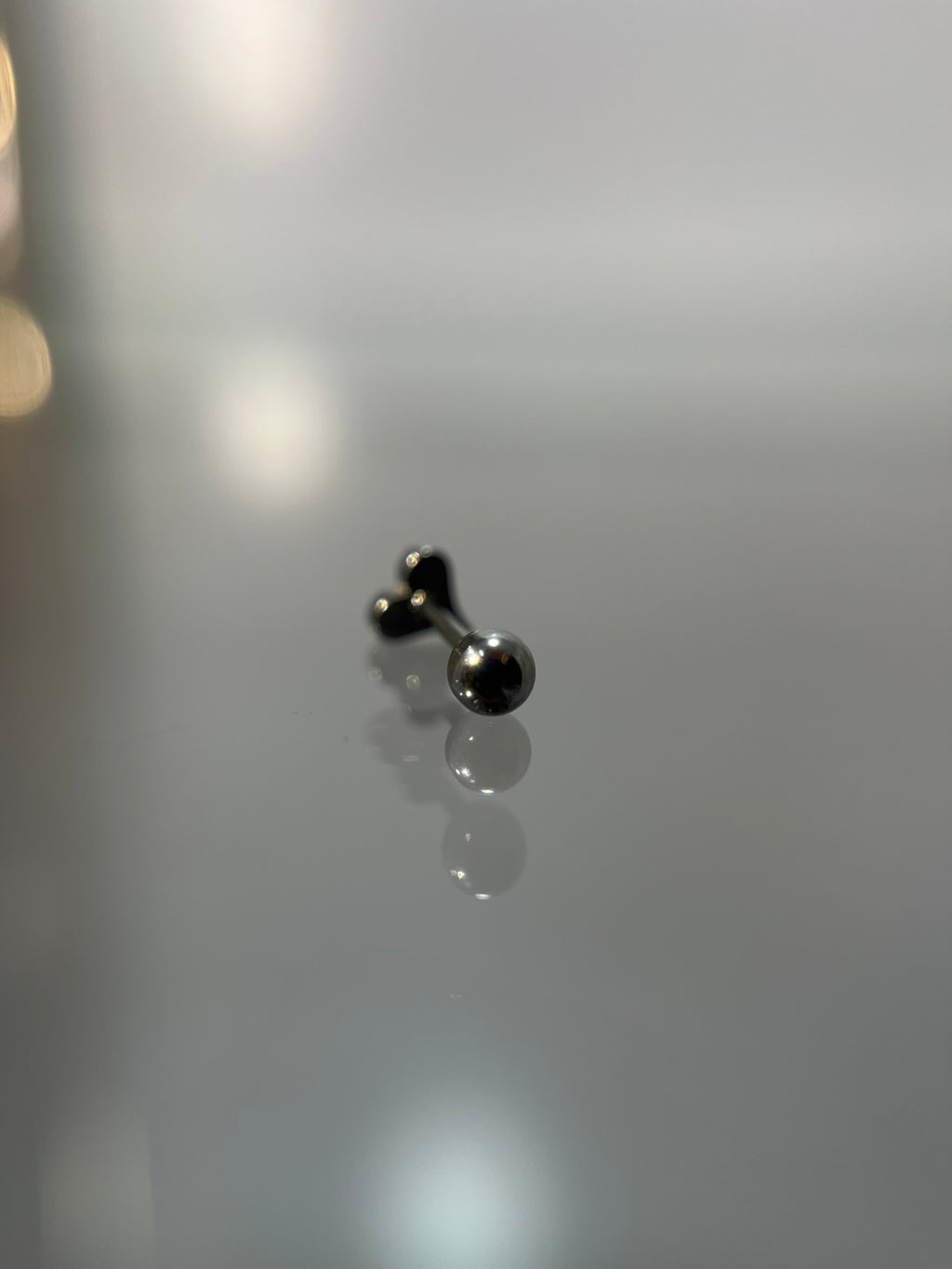 Piercings corazón (cierre esfera)