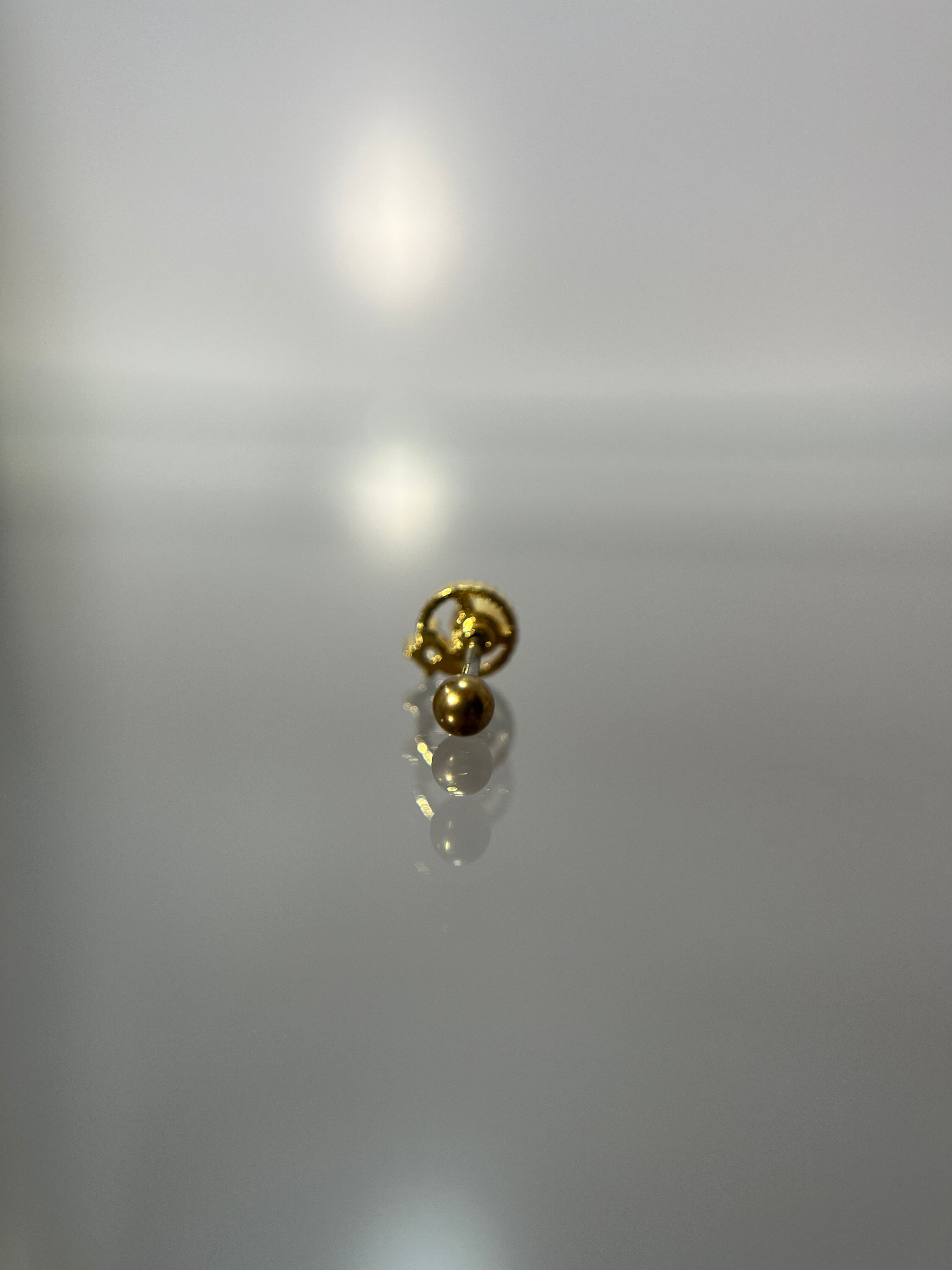 Piercing diamantes (cierre esfera)