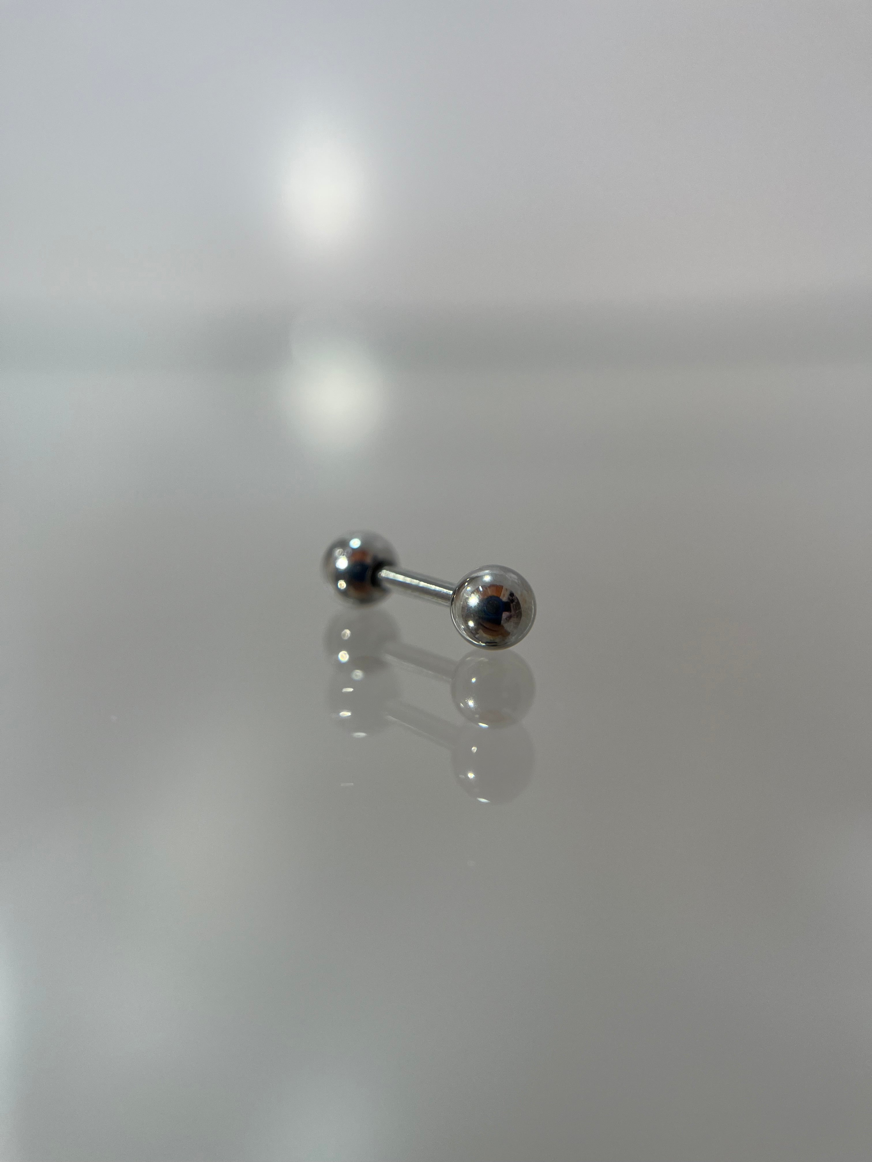 Piercings con cristal (cierre esfera)