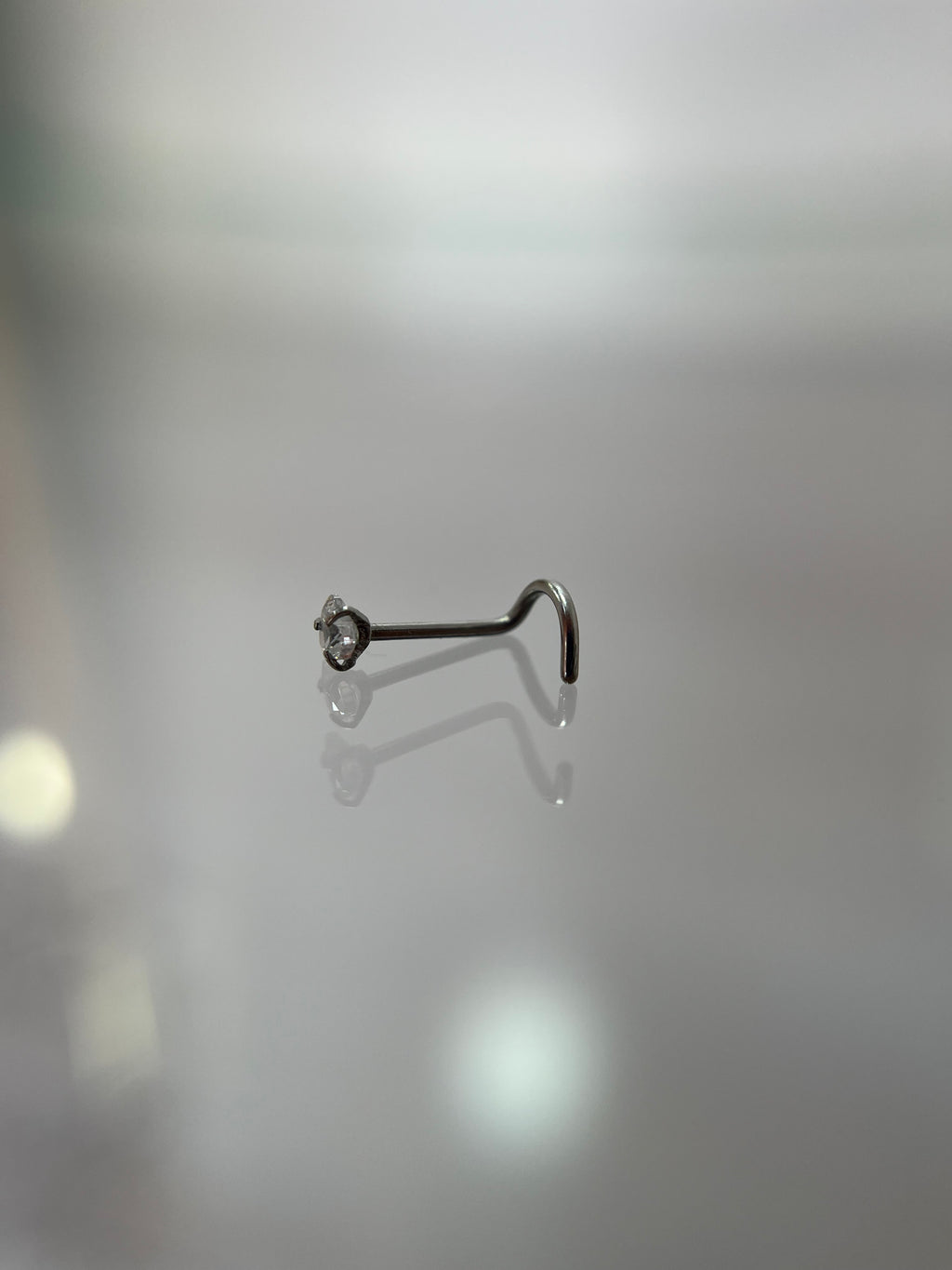 Piercings Nostril diamante corazón