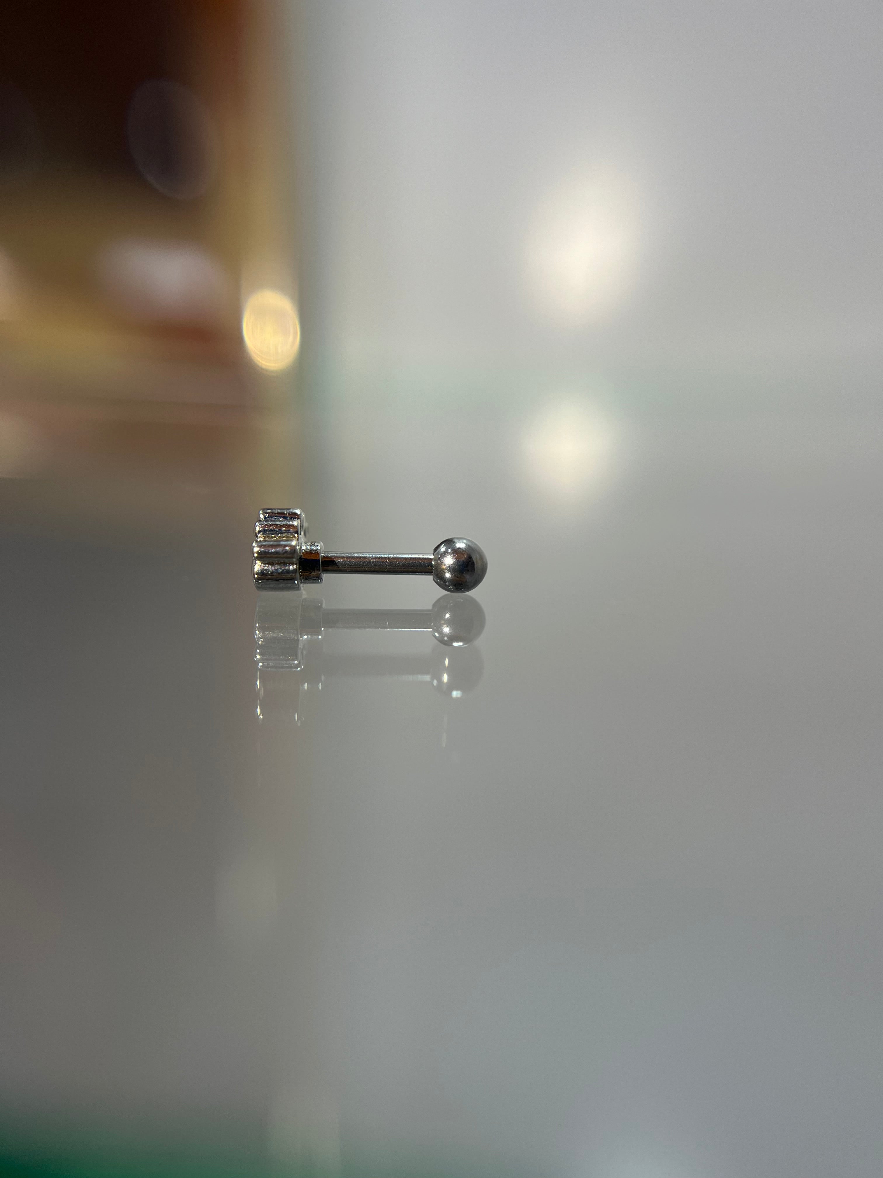 Piercings ojo diamante (cierre esfera)
