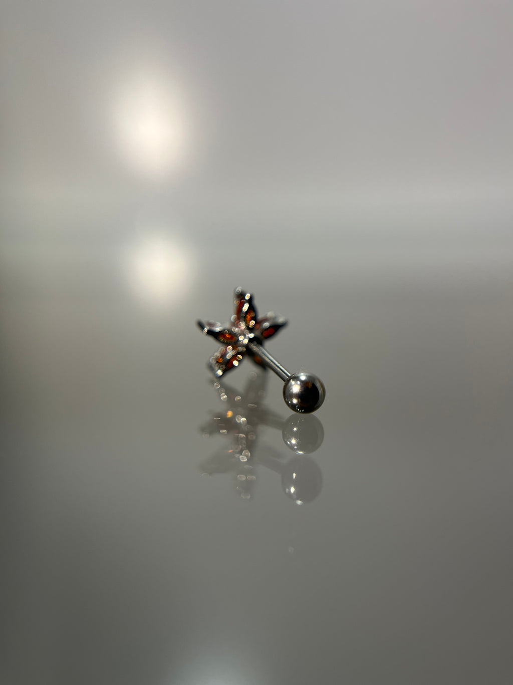 Piercings estrella de mar (cierre esfera)