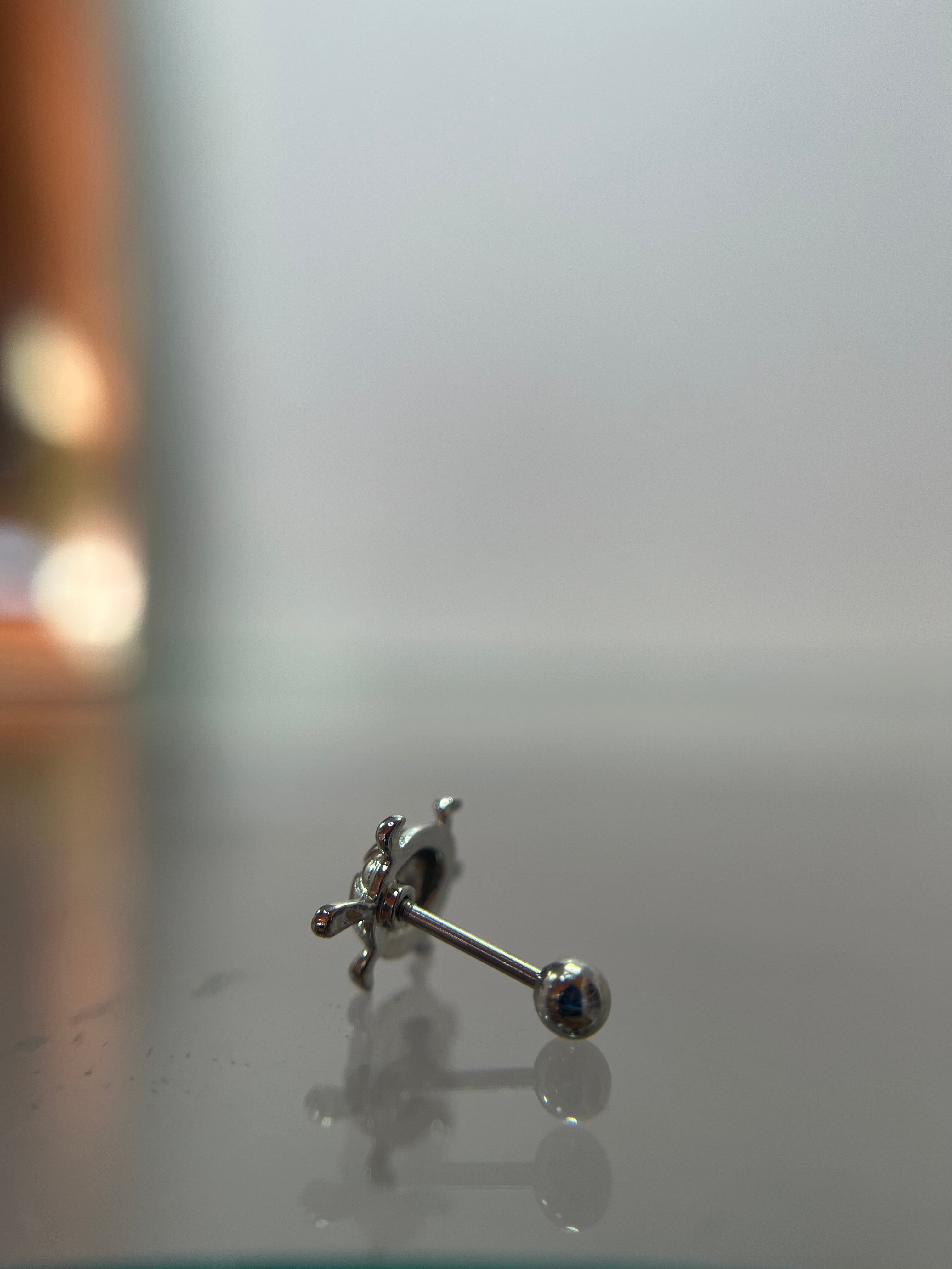 Piercing de tortuga (Cierre de esfera)