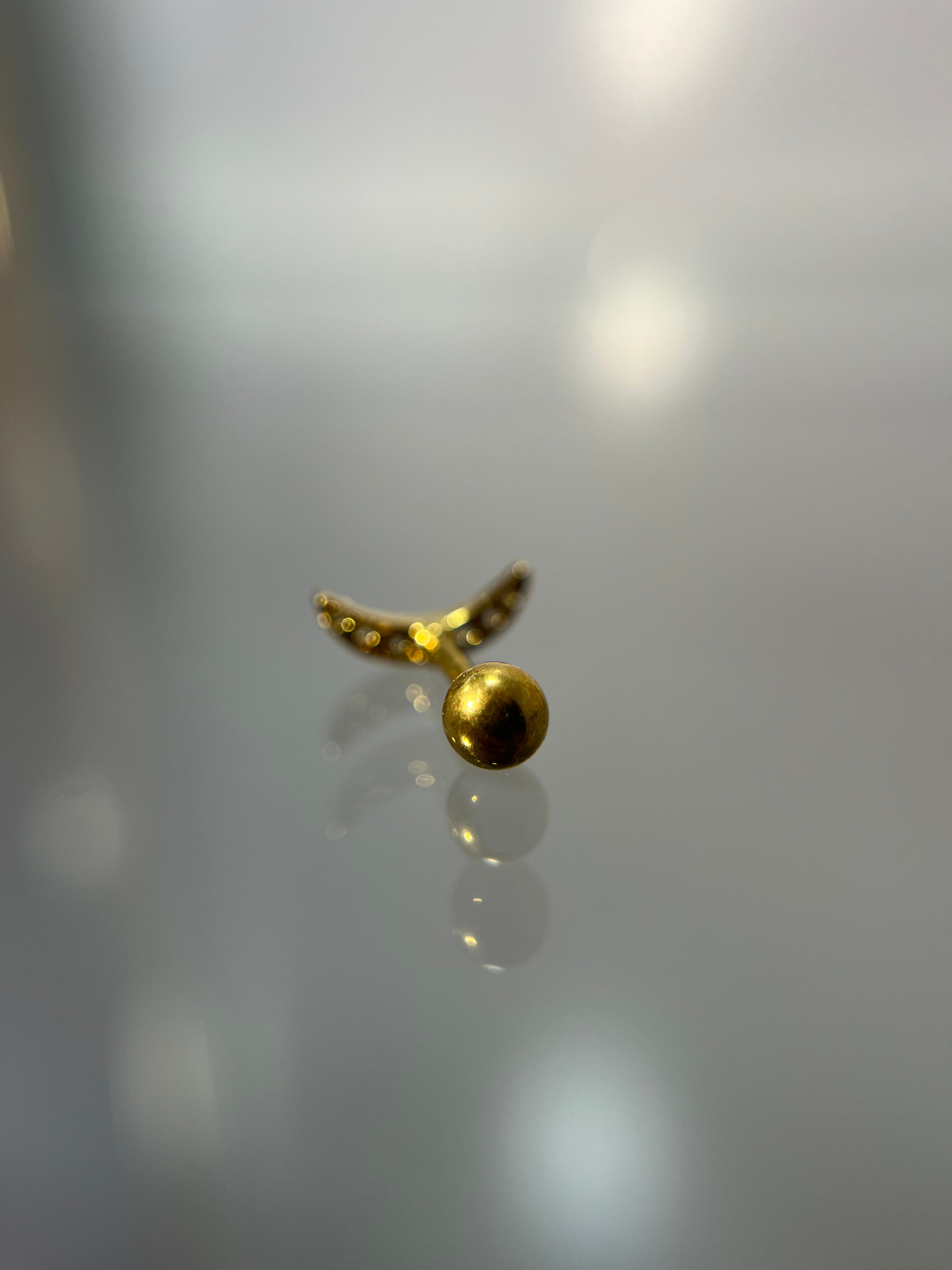 Piercings media luna (cierre esfera)