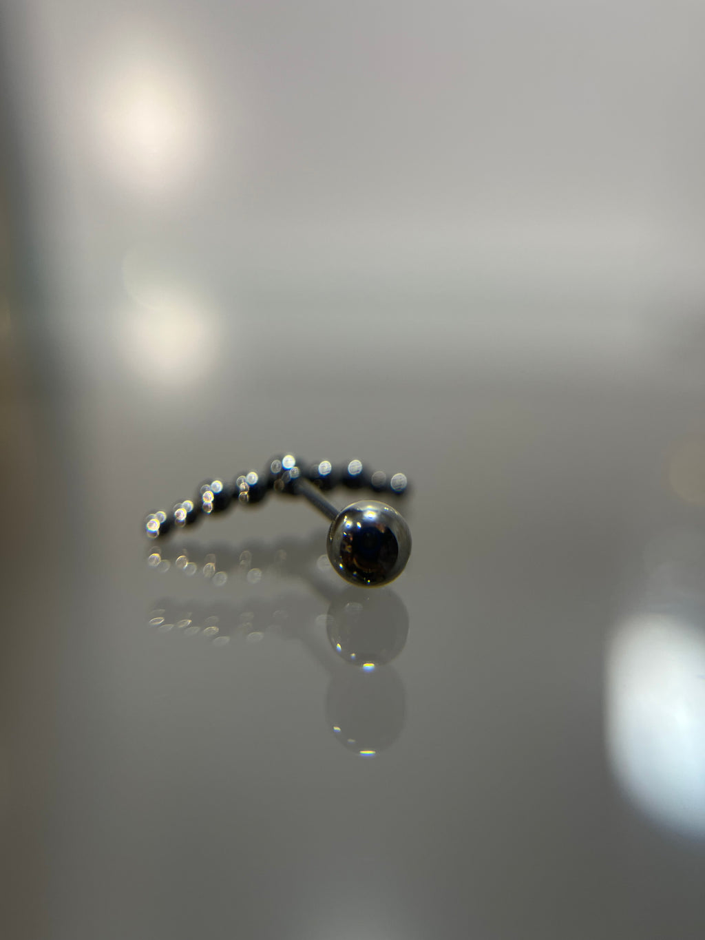 Piercings bolitas largo (cierre esfera)