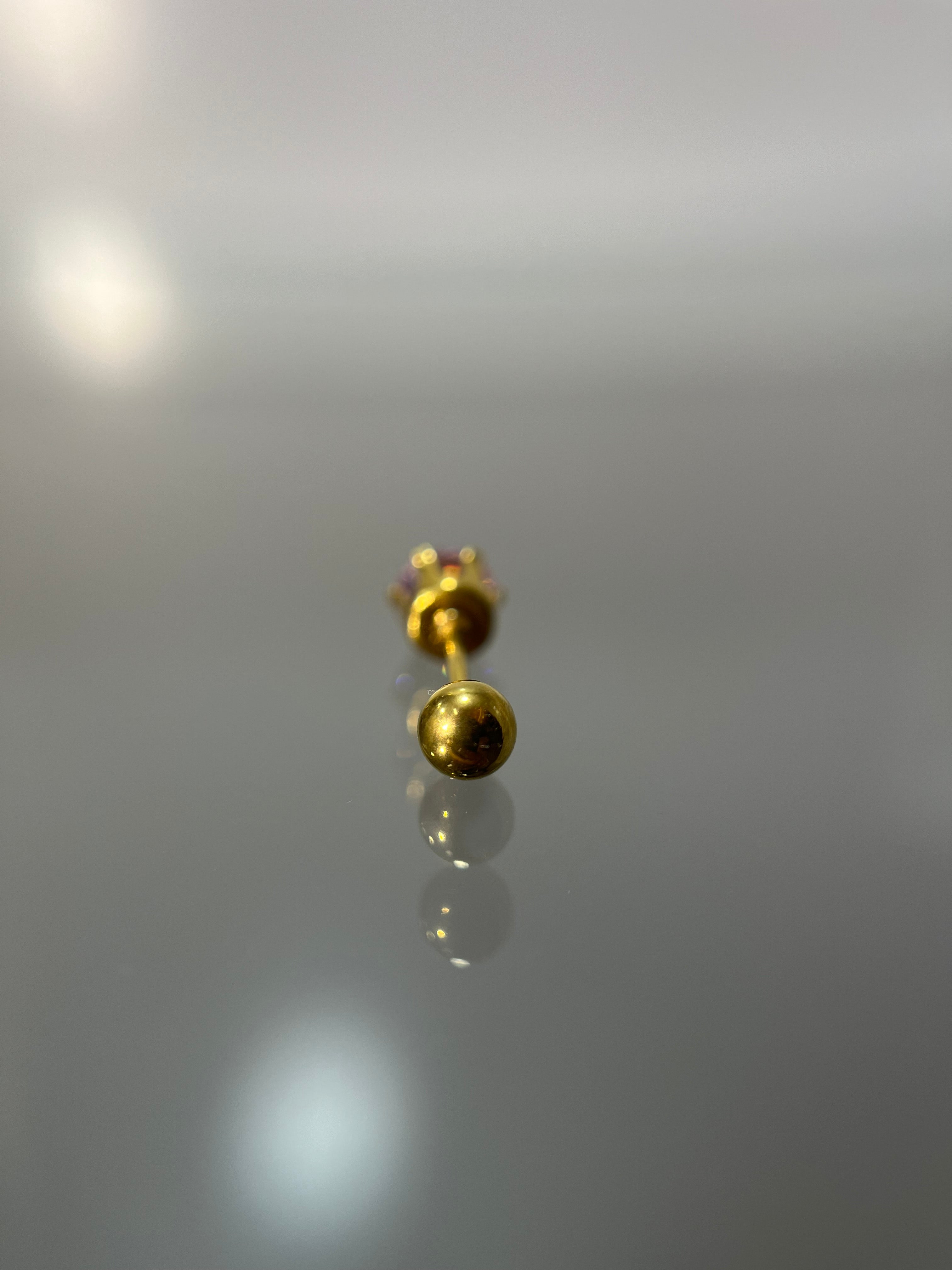 Piercings brillo pequeño (cierre esfera)