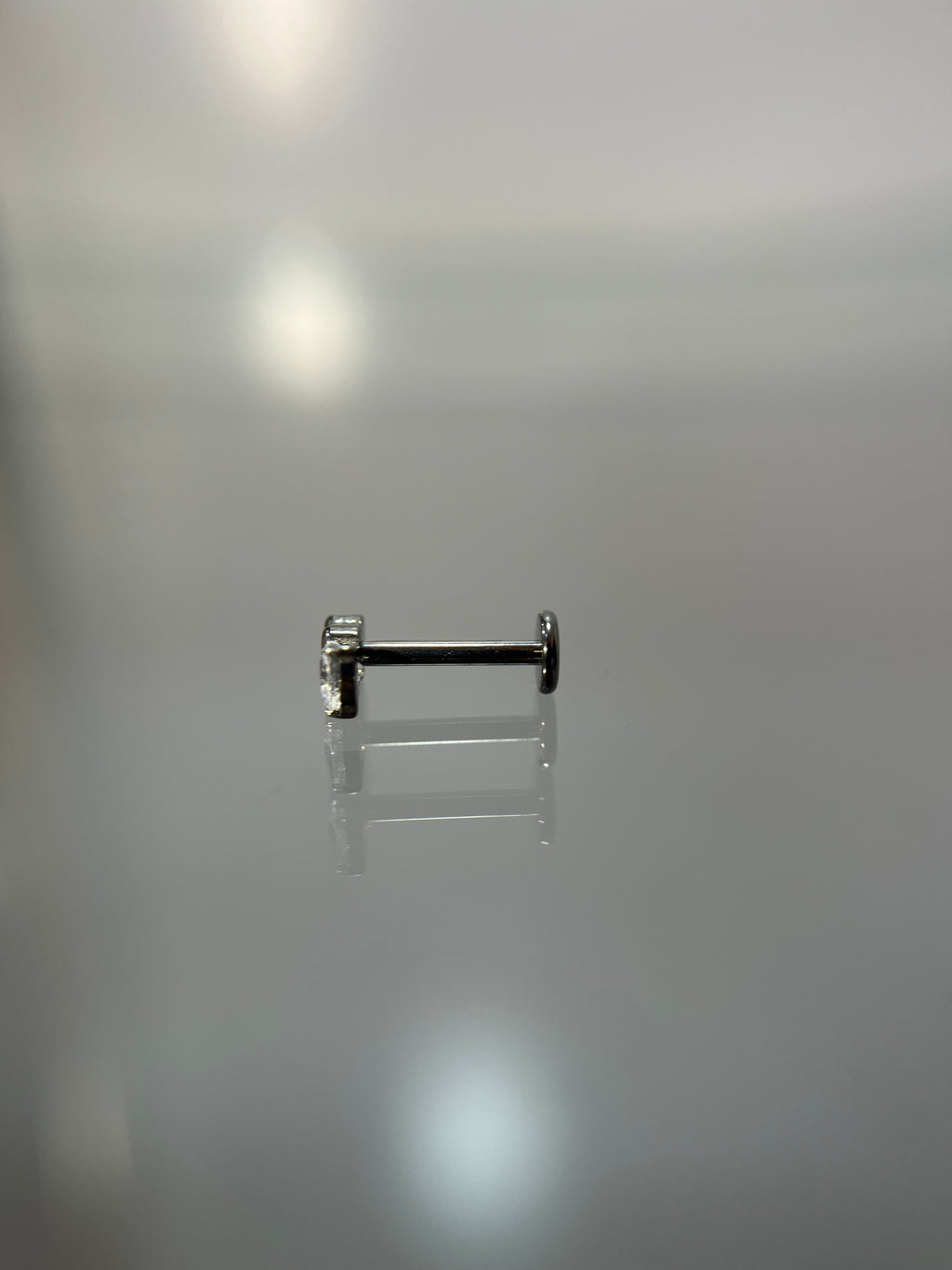 Piercings corazón doble (cierre plano)