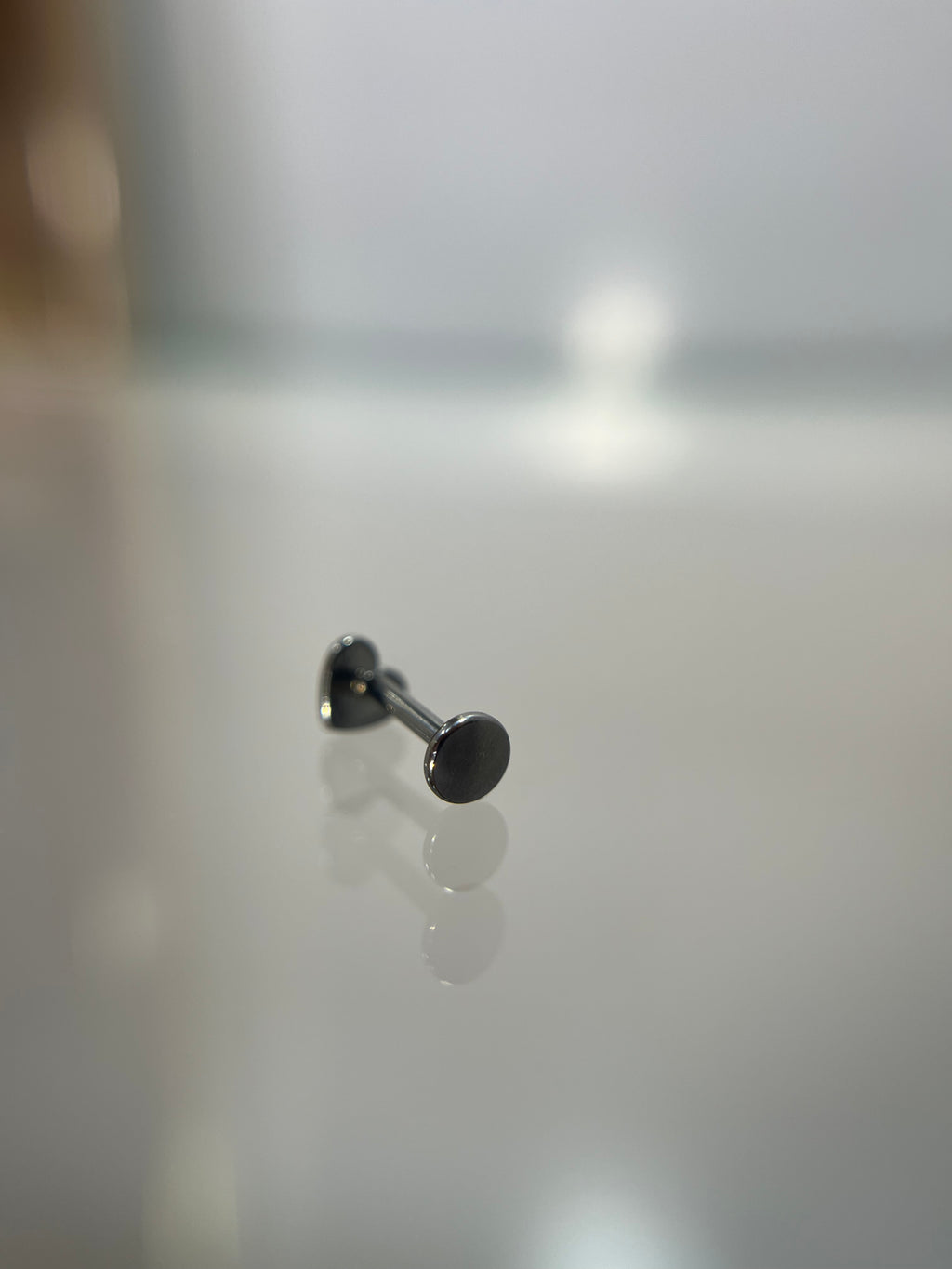 Piercings mini corazón (cierre plano)