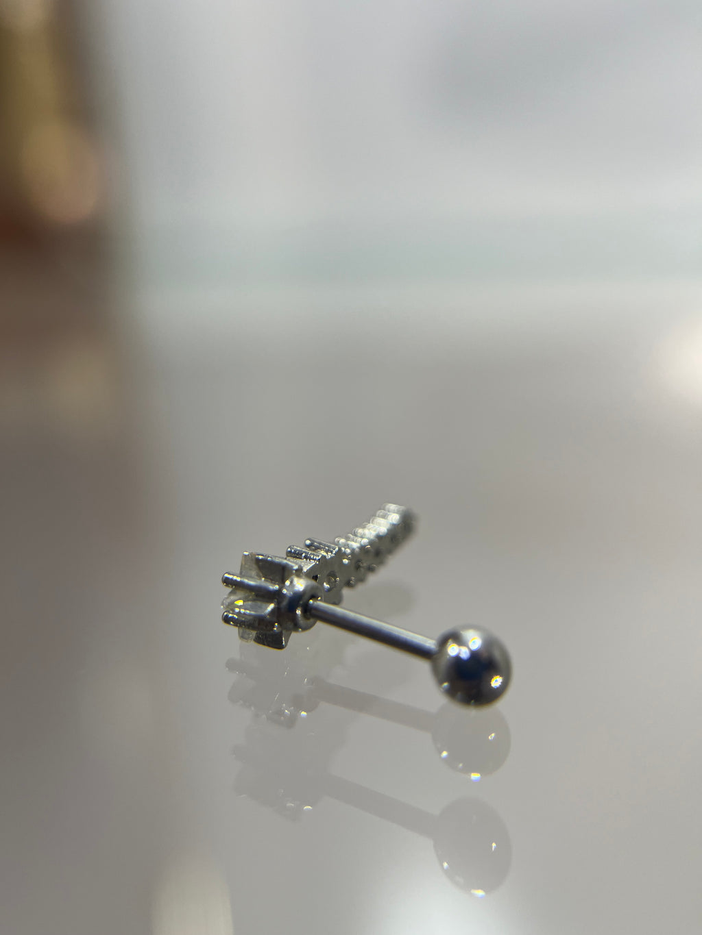Piercings estrella fugaz (cierre esfera)