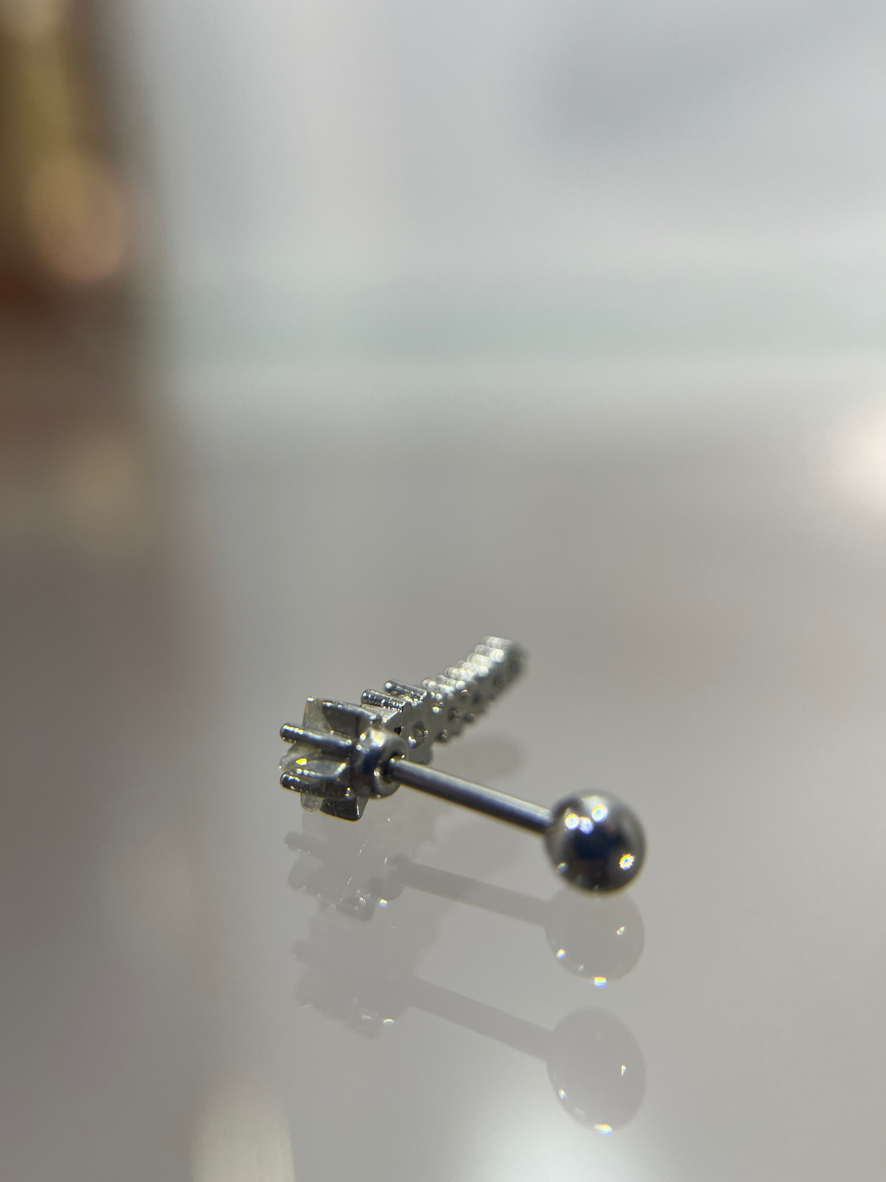 Piercings estrella fugaz (cierre esfera)